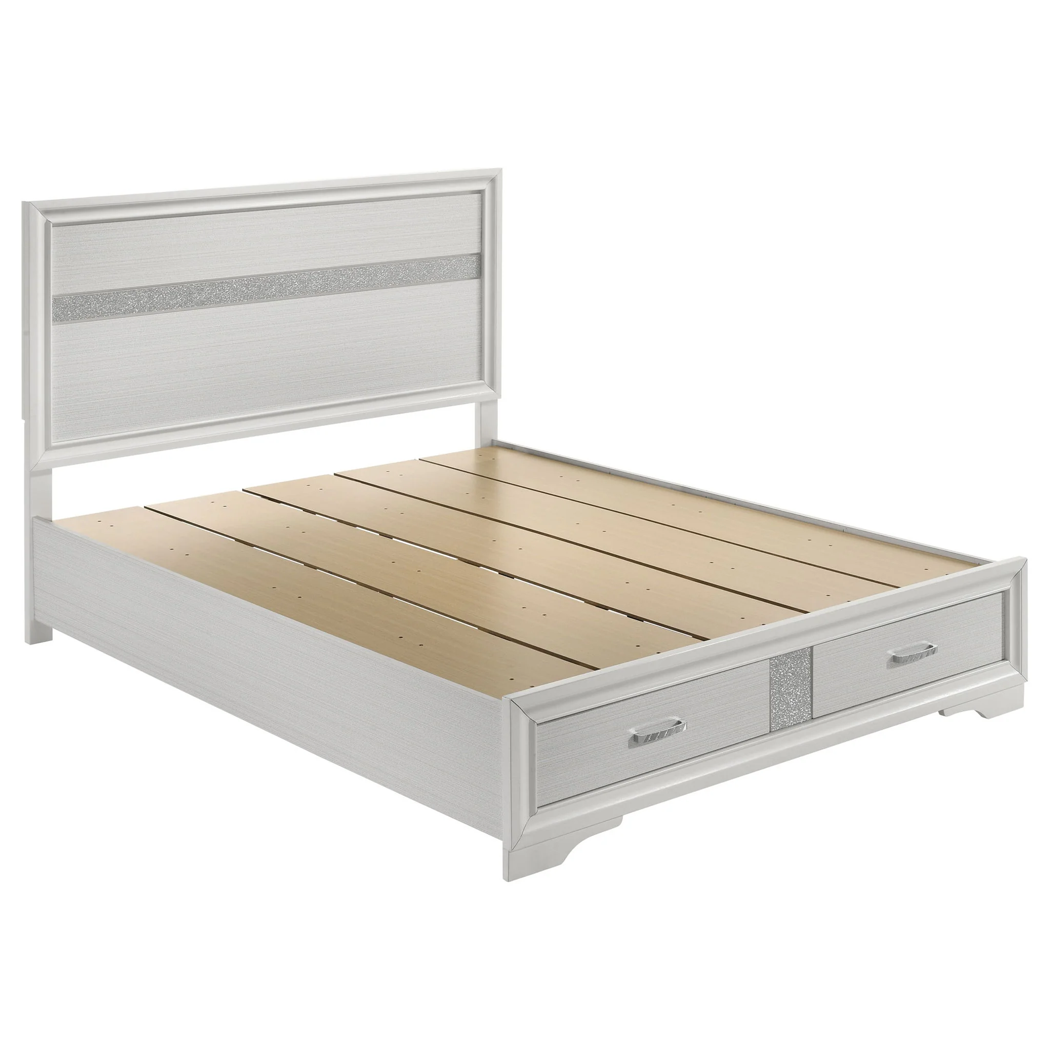 Miranda 4-piece Queen Bedroom Set White - Image 4