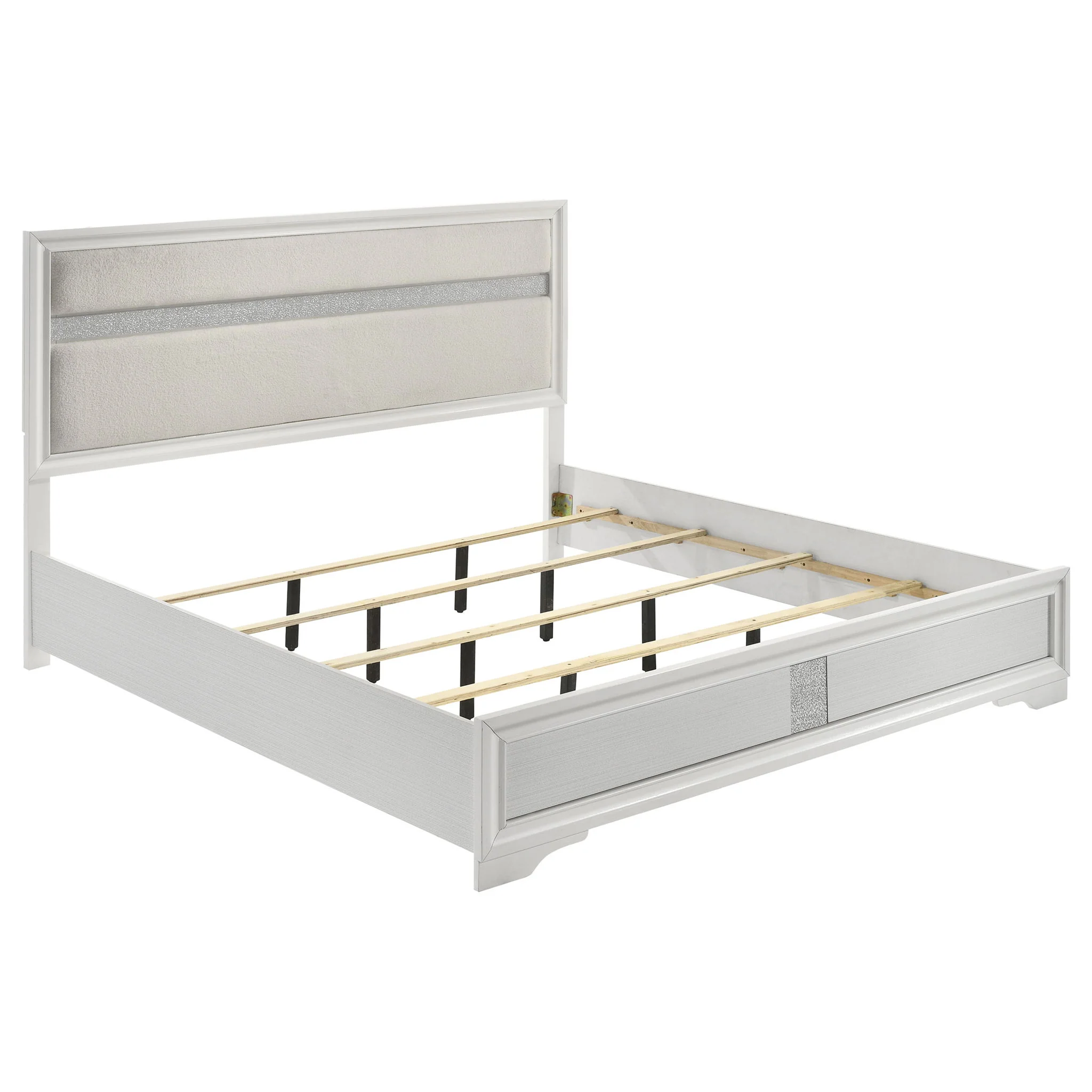 Miranda 5-piece Eastern King Bedroom Set White - Image 3