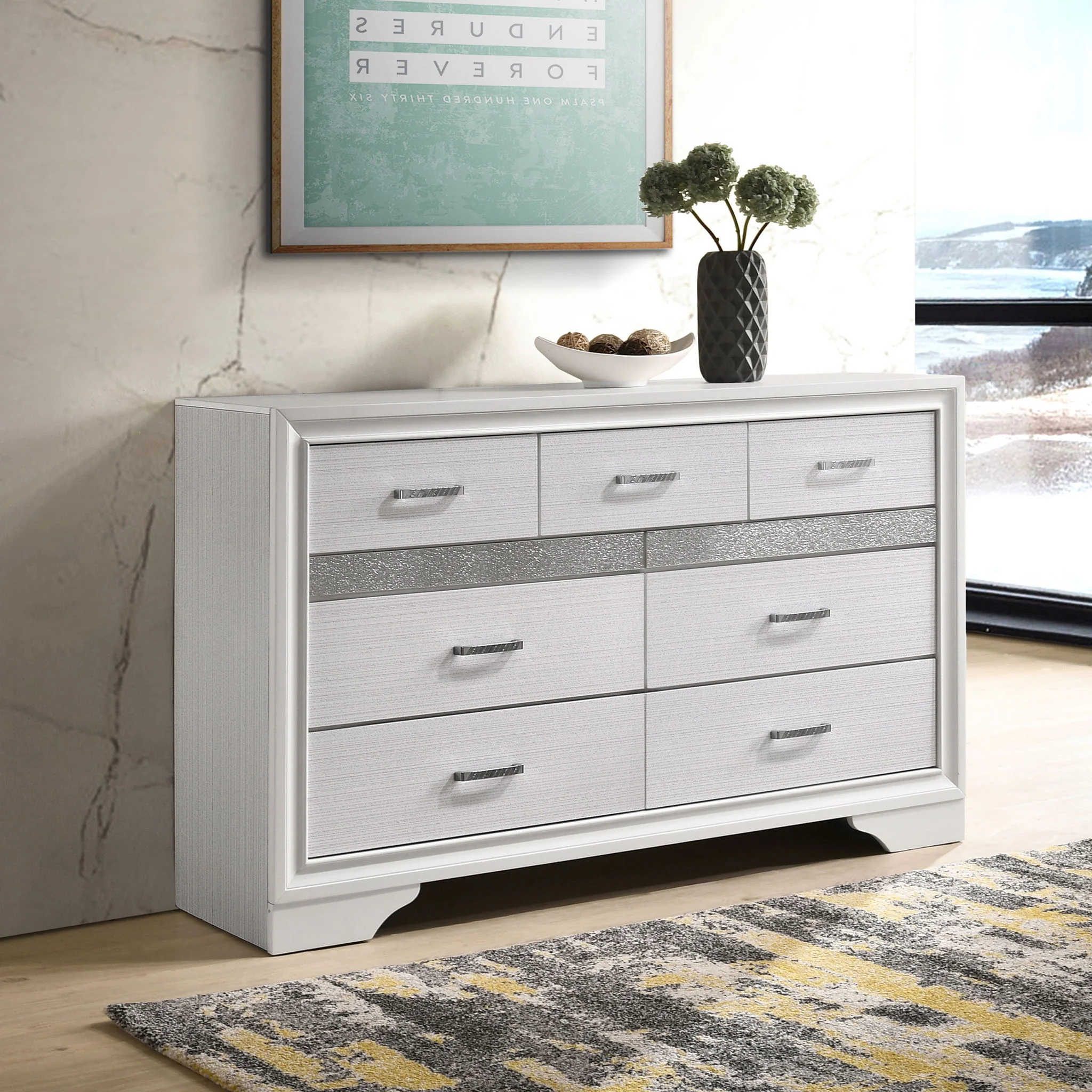 Miranda 9-drawer Dresser White - Image 4