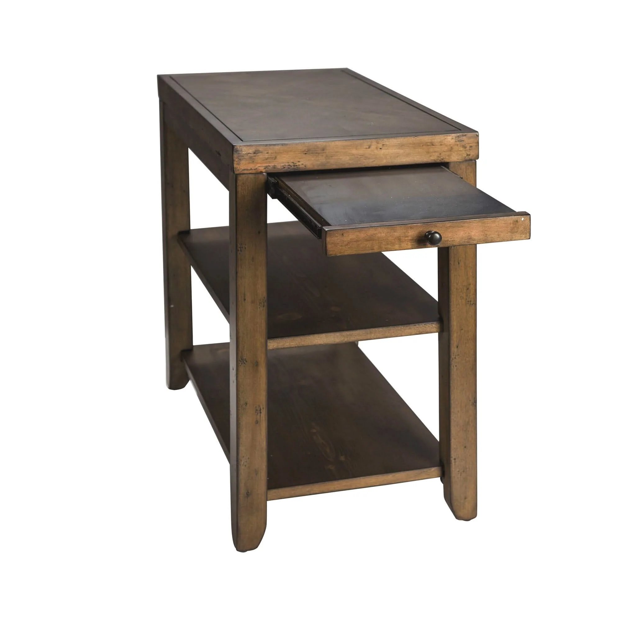 Mitchell - Chair Side Table - Nutmeg - Image 4