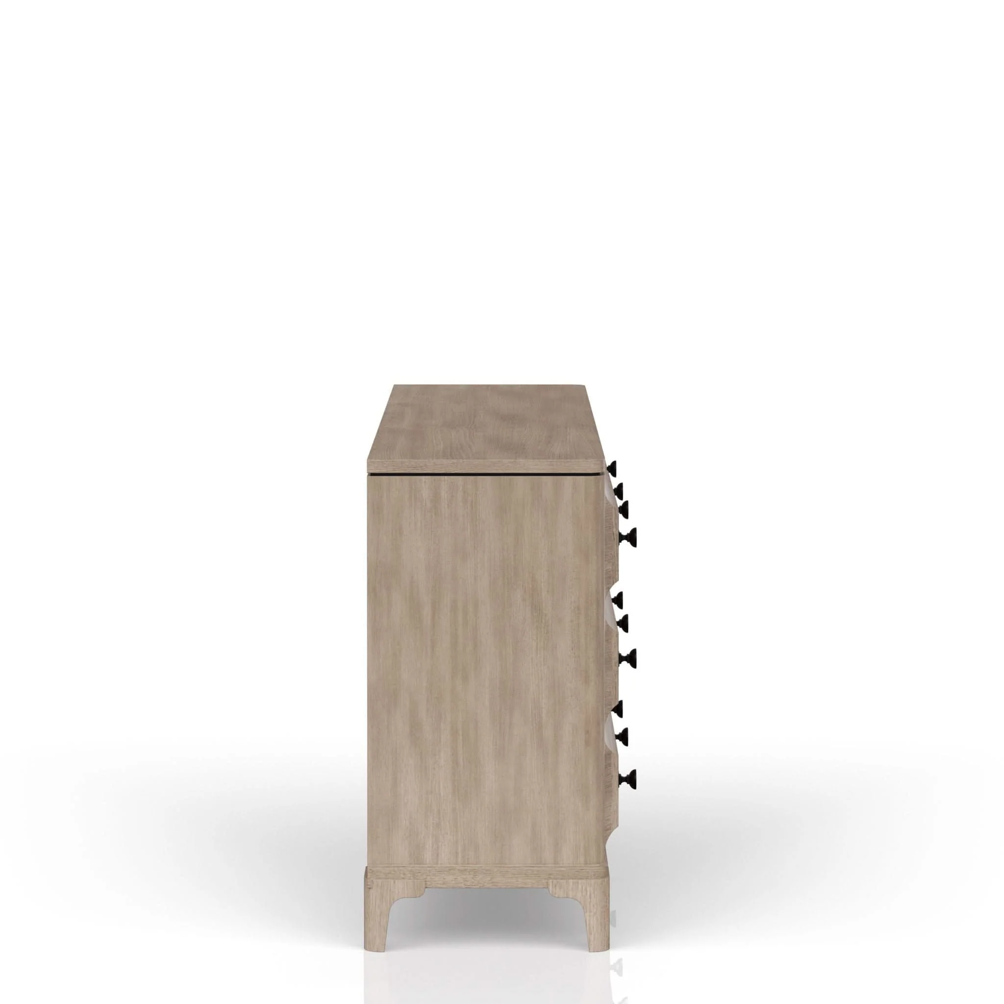 6 Drawer Dresser - Sand - Wood - Image 3