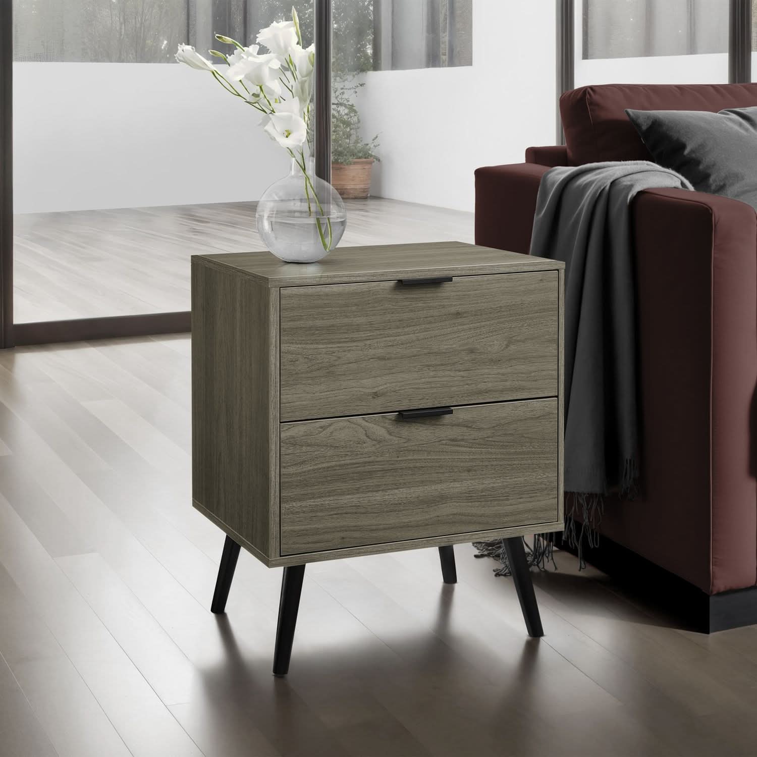 Modern Accent Table With Storage Drawers - Image 12