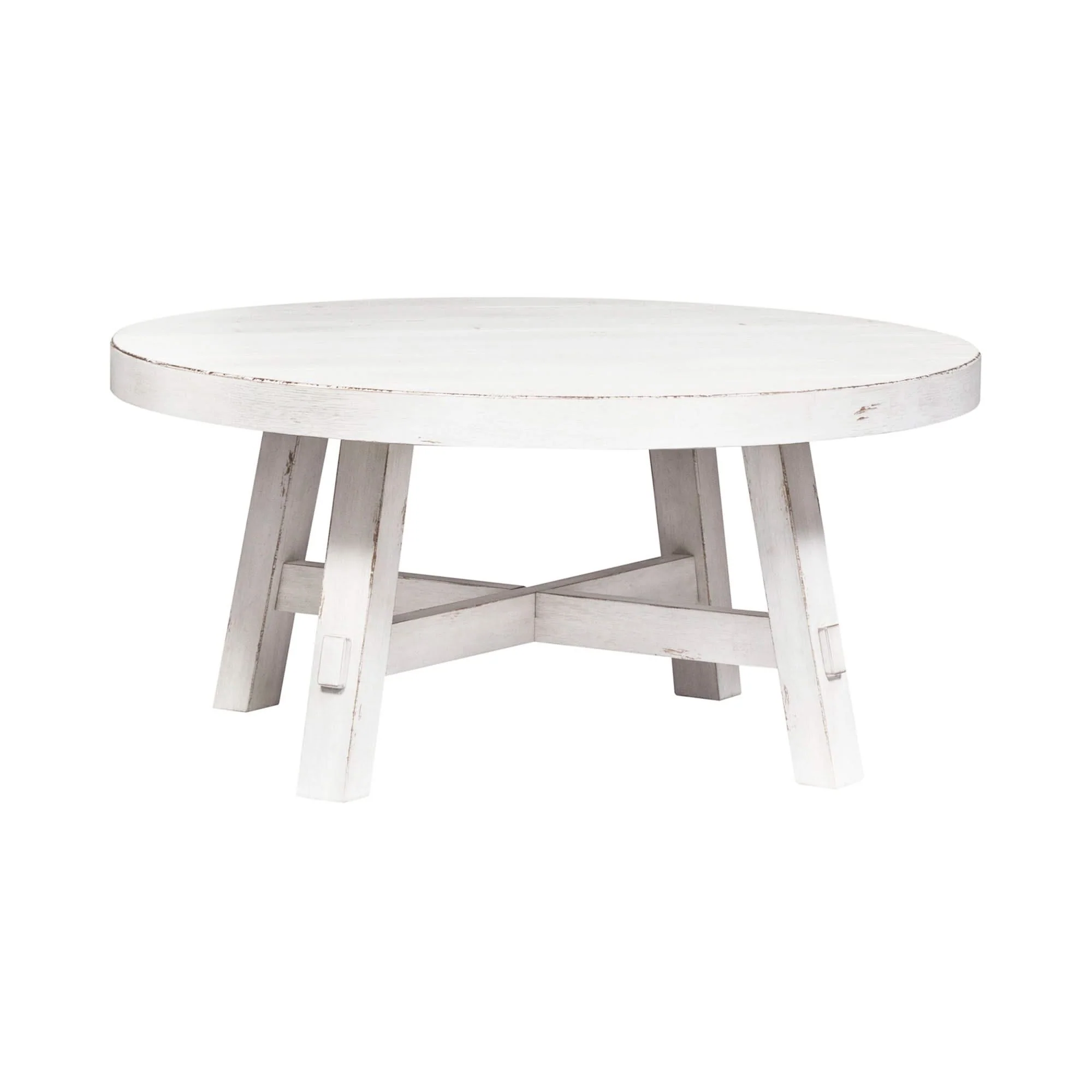 Modern Farmhouse - Splay Leg Round Cocktail Table - Image 7