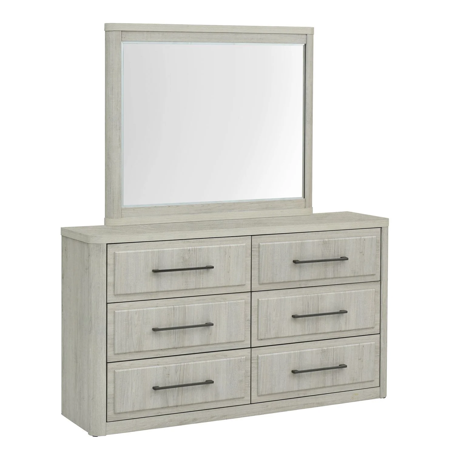 Modern Play - Dresser & Mirror - Natural White - Image 4