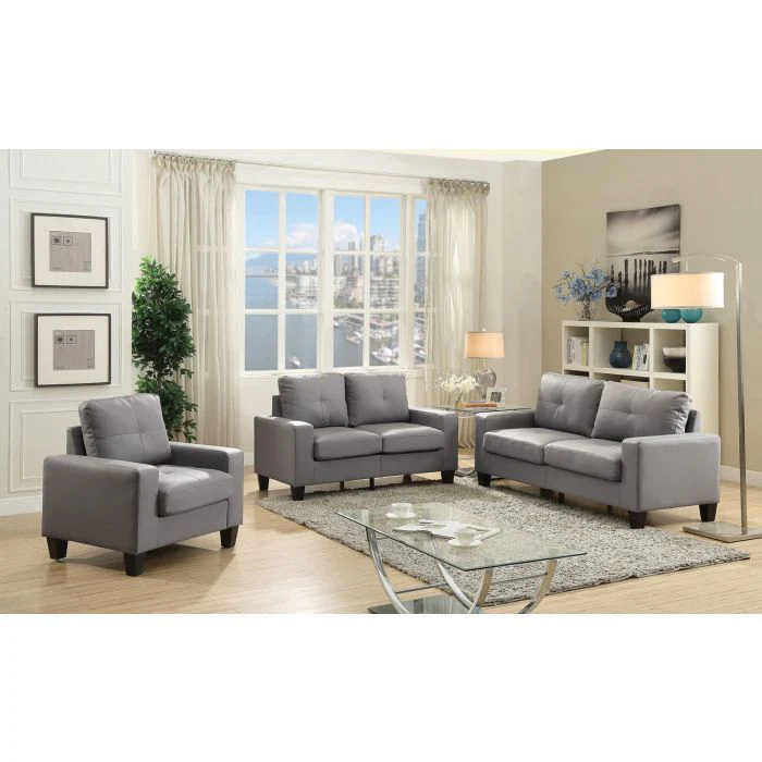 Modern Sofa With Elegance - Gray - Image 2
