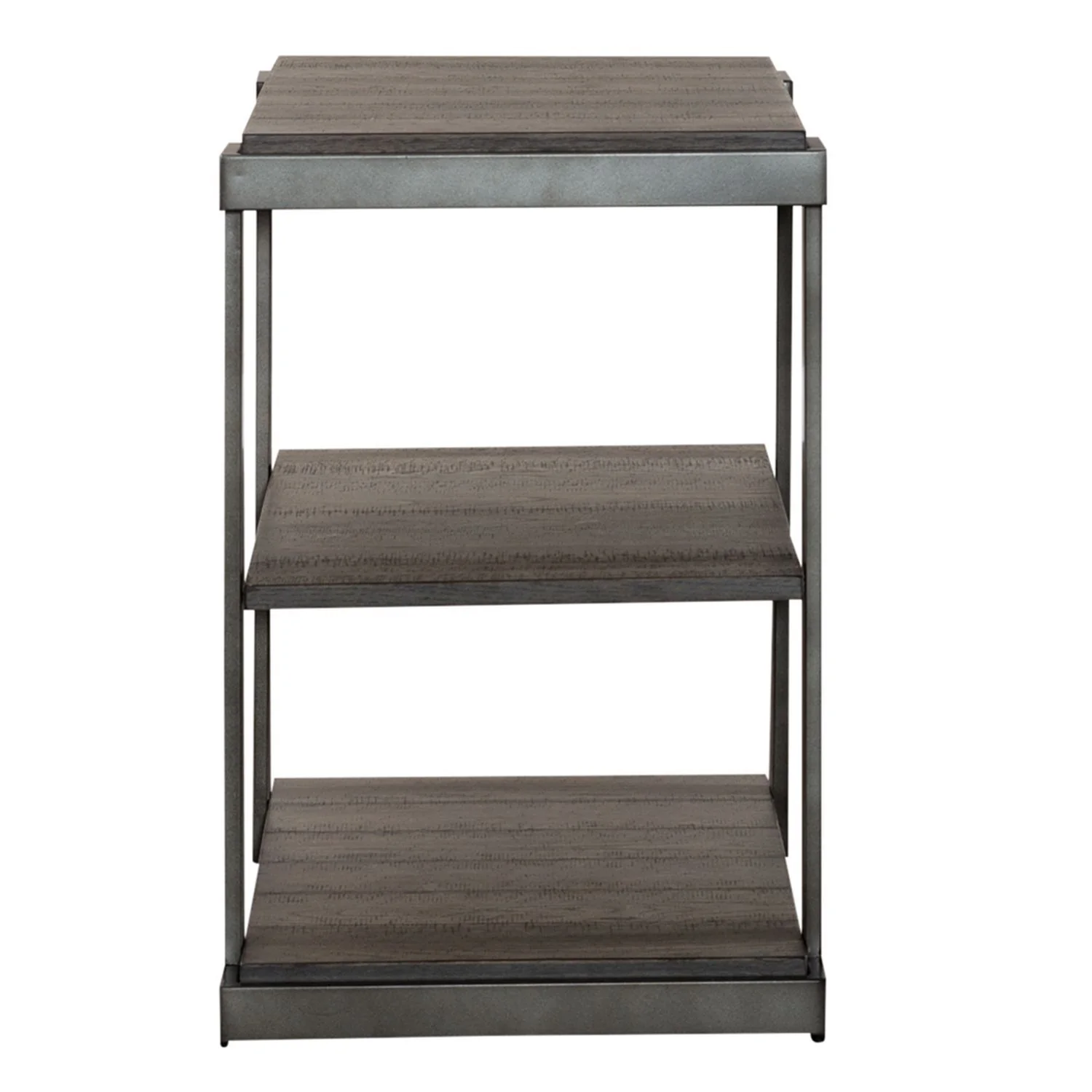 Modern View - Tiered End Table - Dark Gray - Image 2