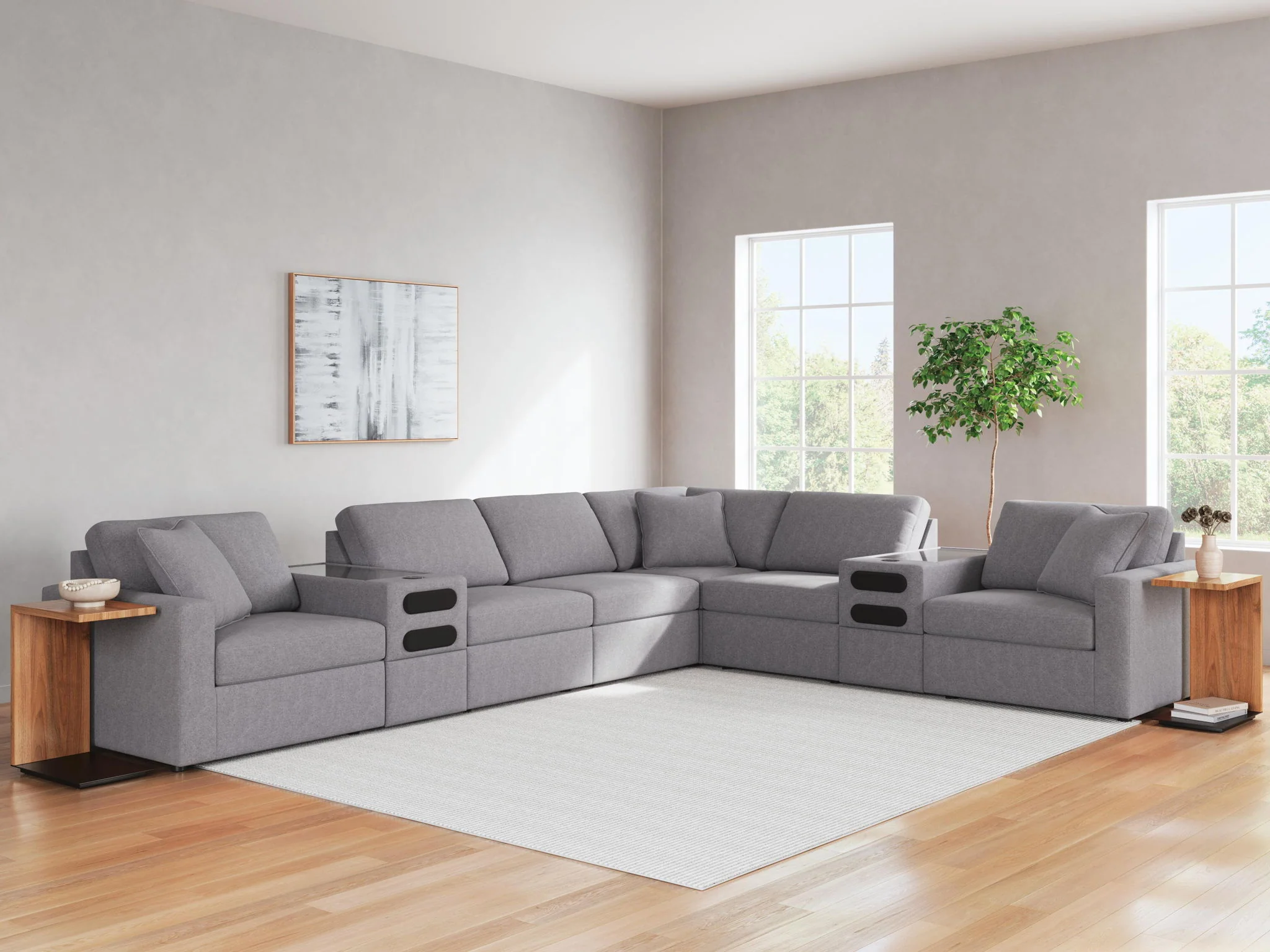 Modmax - Sectional - Granite - Image 65