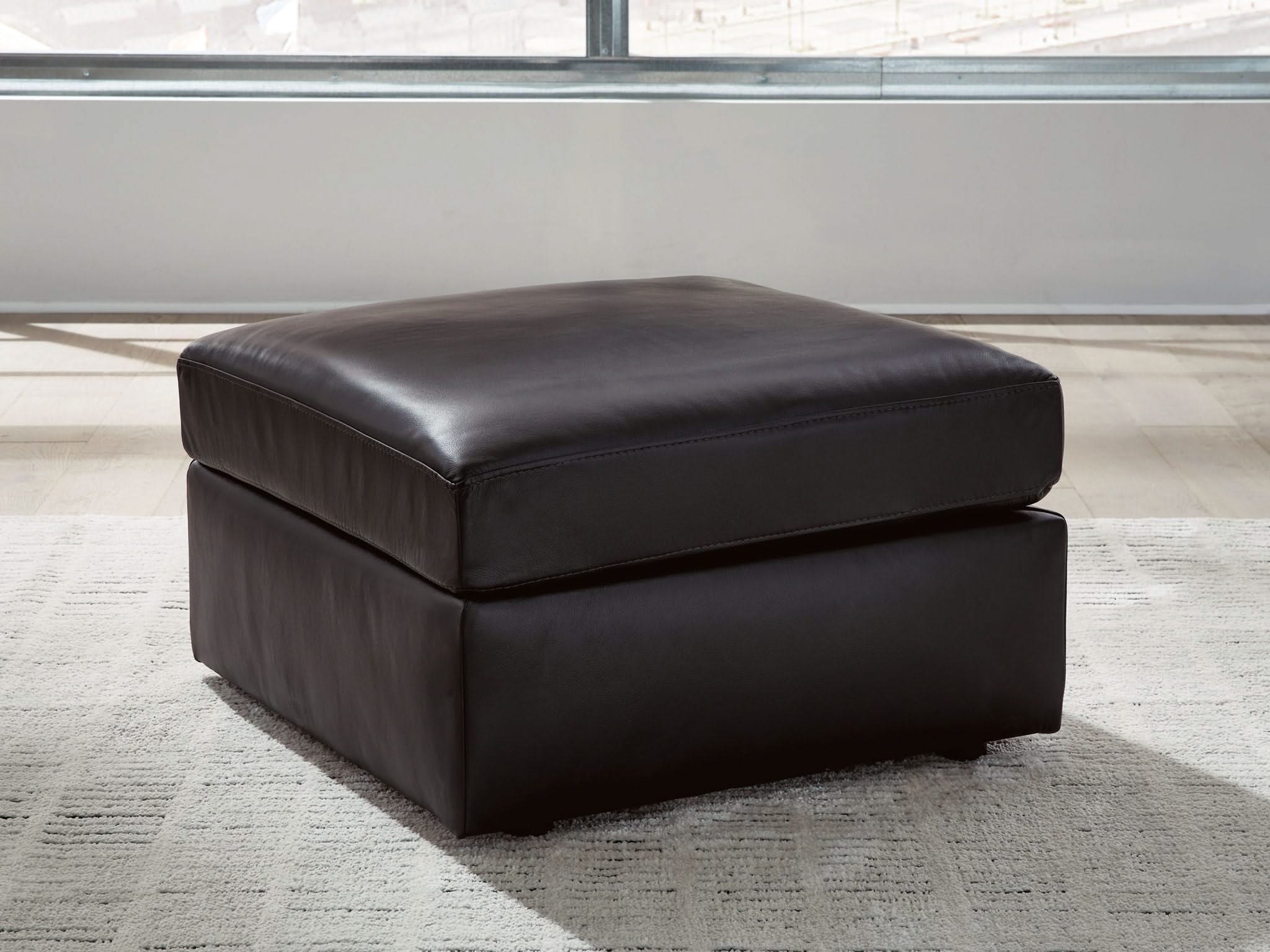 Modmax II - Oversized Accent Ottoman - Black - Image 3