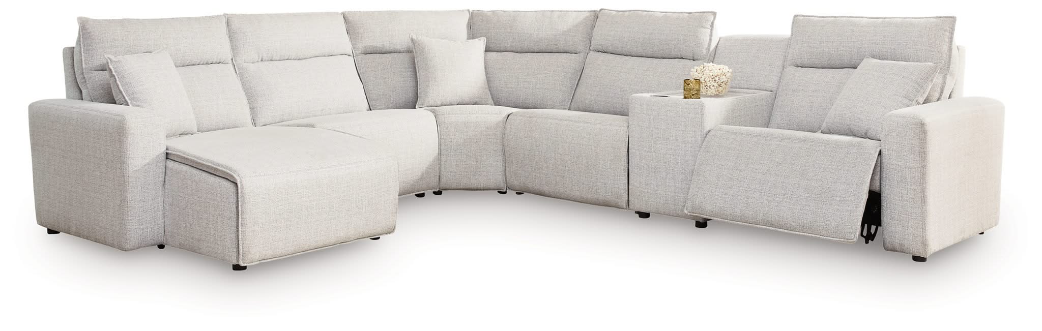 Modmax II - Reclining Sectional - Stone - Image 10