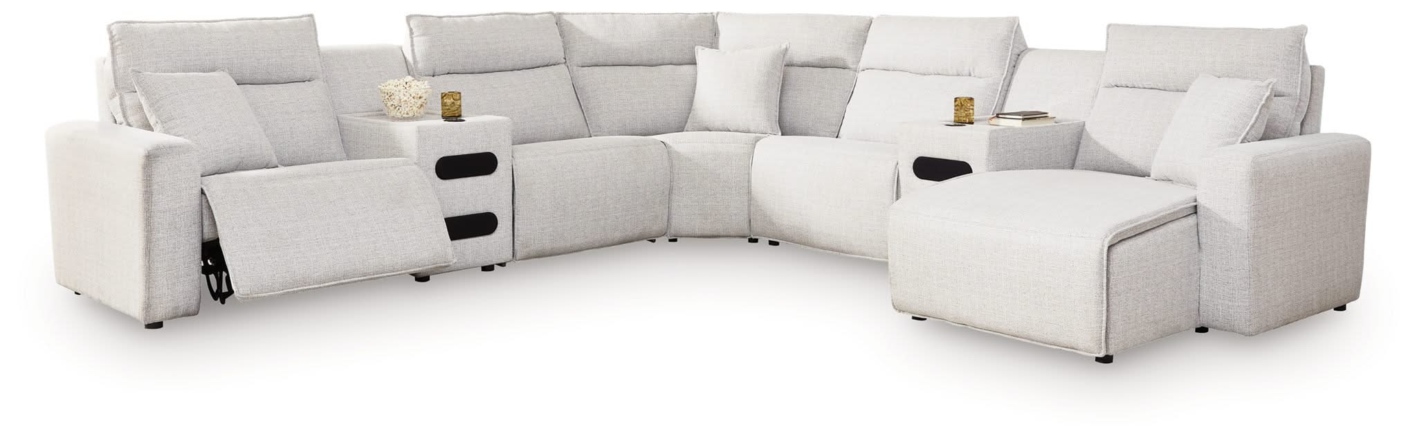 Modmax II - Reclining Sectional - Stone - Image 12