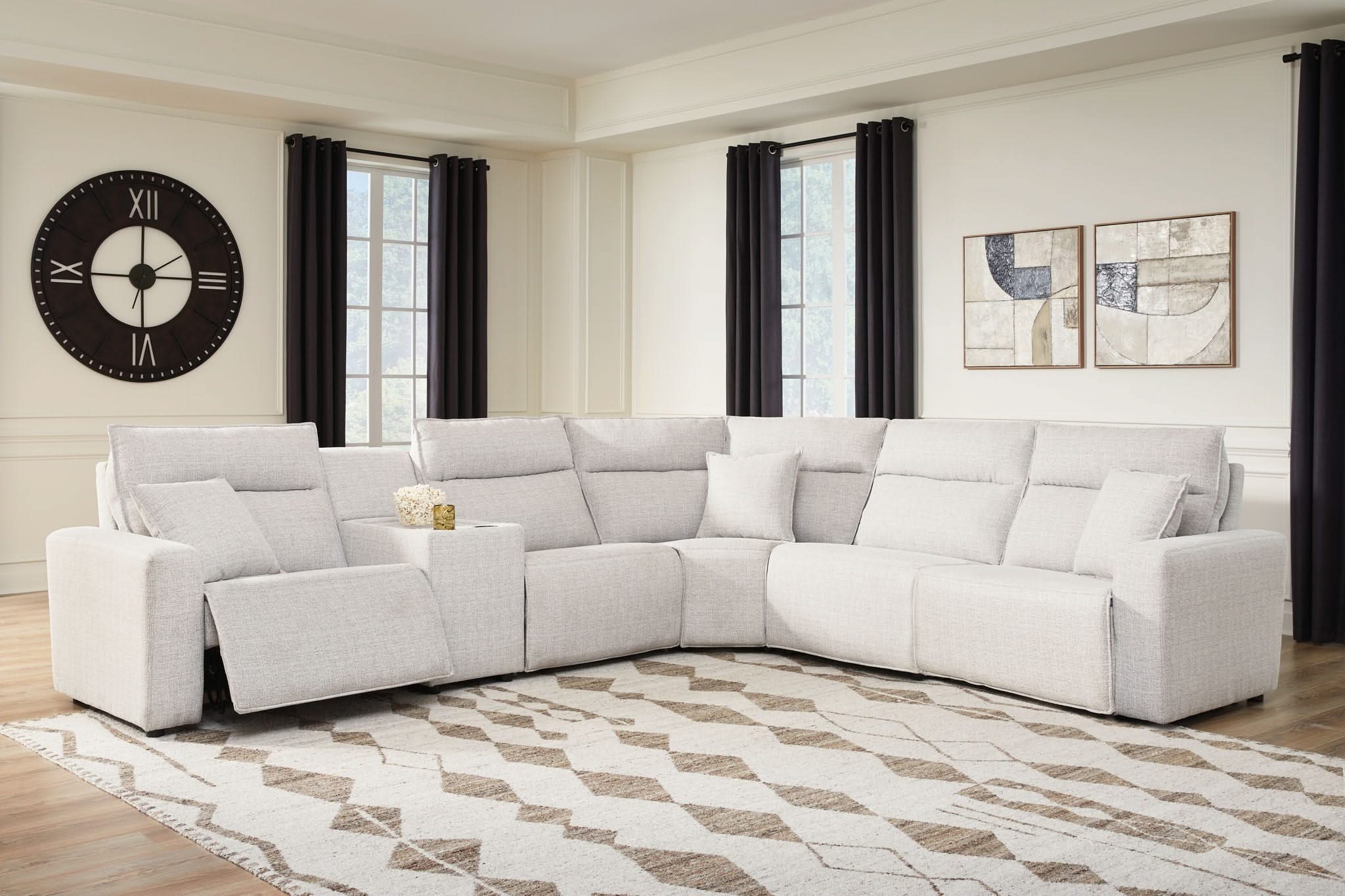 Modmax II - Reclining Sectional - Stone - Image 13