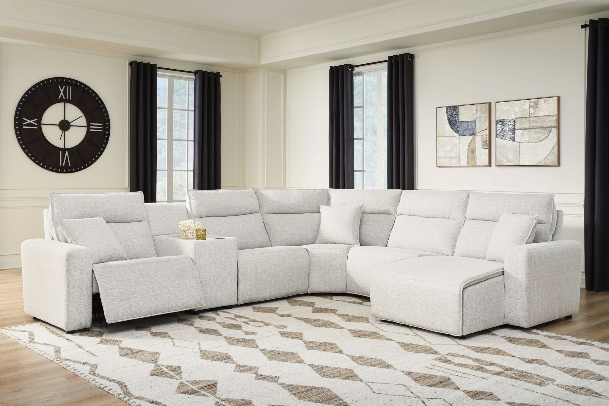 Modmax II - Reclining Sectional - Stone - Image 15