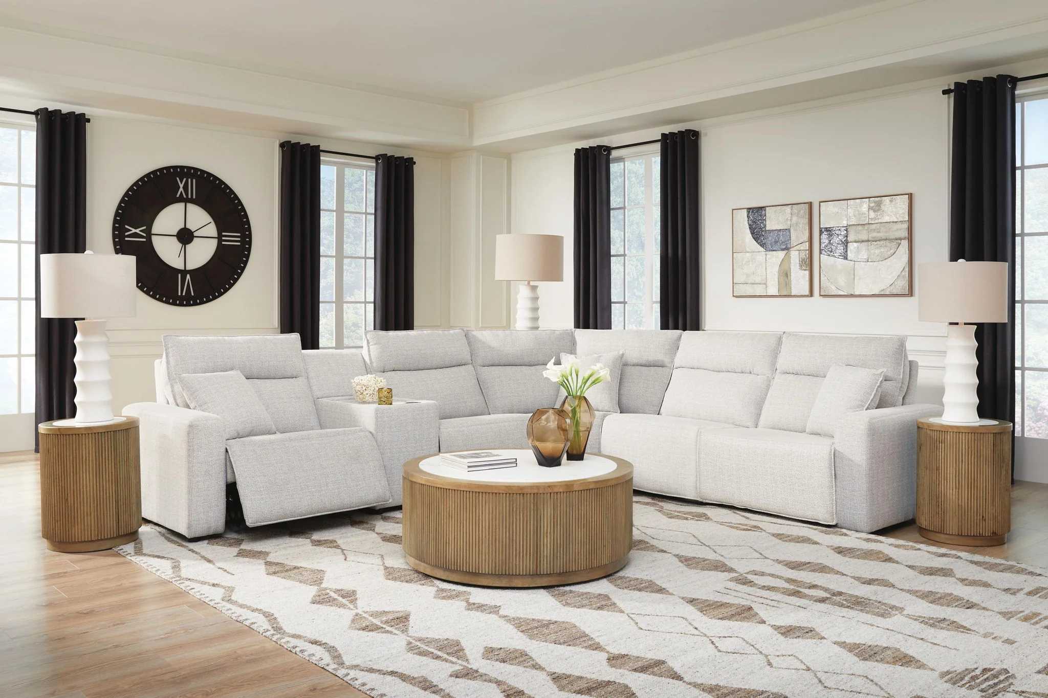 Modmax II - Reclining Sectional - Stone - Image 17