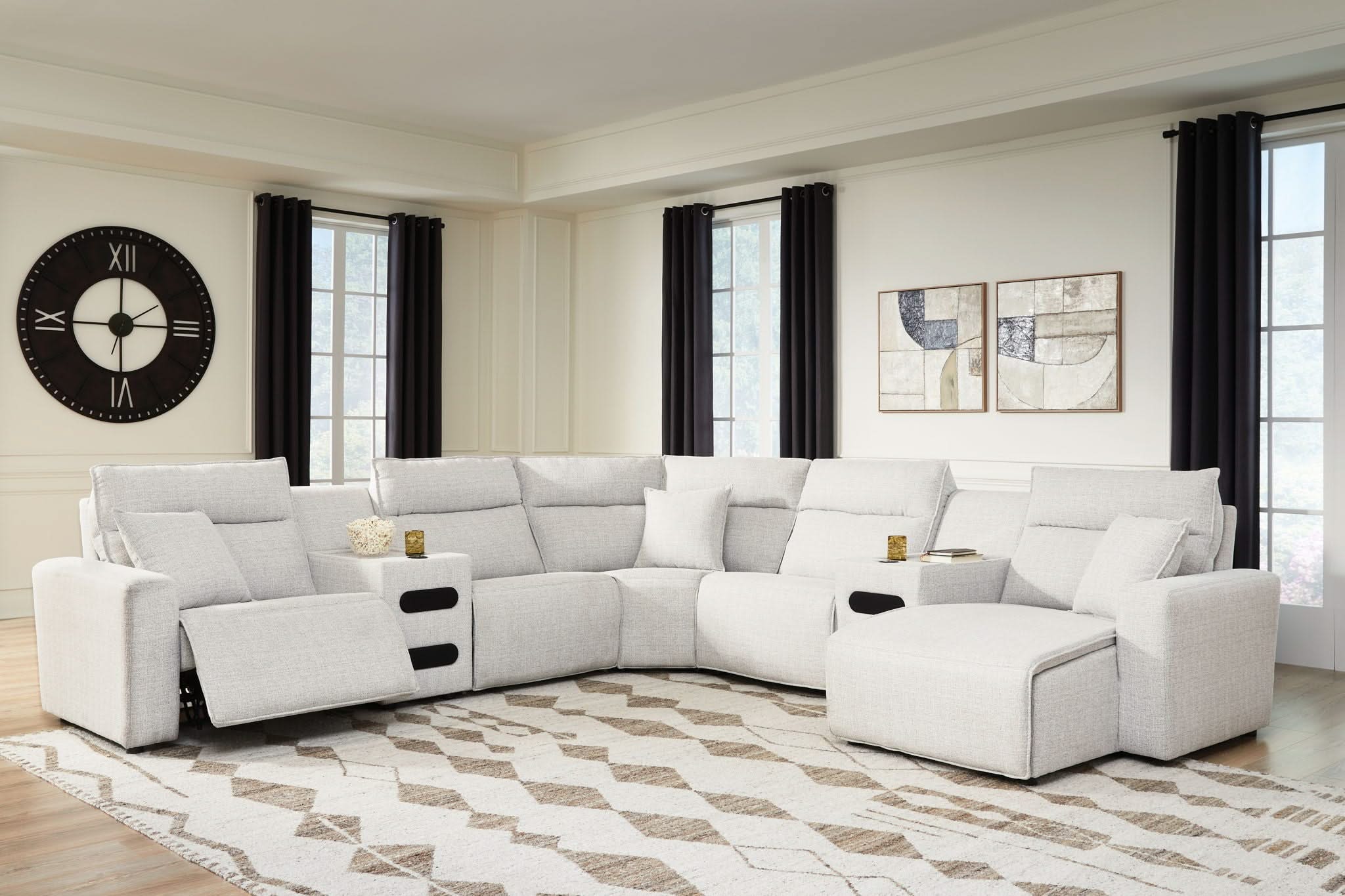 Modmax II - Reclining Sectional - Stone - Image 18