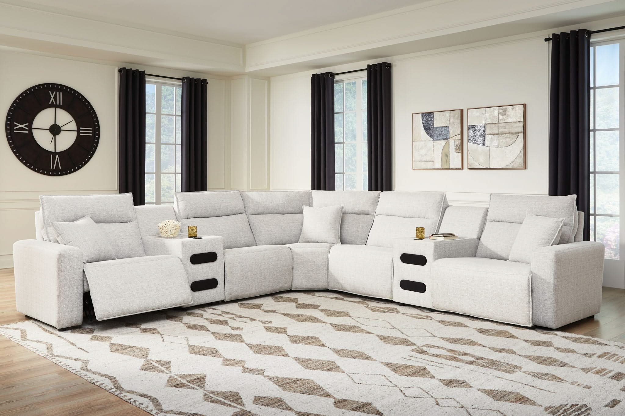 Modmax II - Reclining Sectional - Stone - Image 22