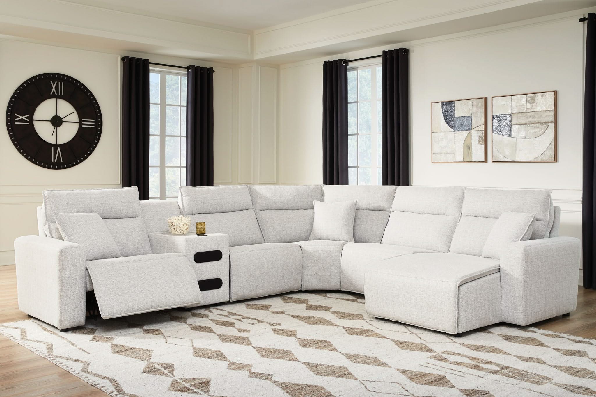 Modmax II - Reclining Sectional - Stone - Image 24