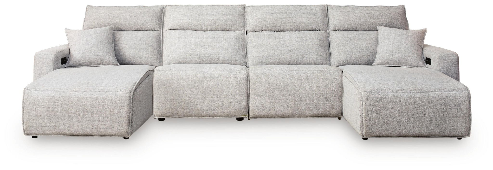Modmax II - Reclining Sectional - Stone - Image 4