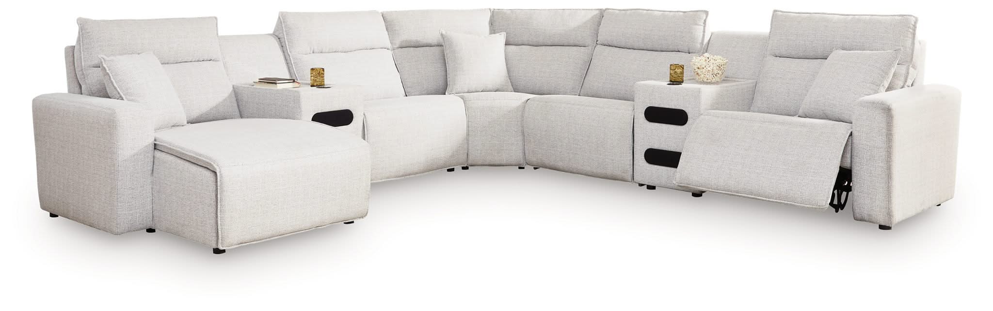Modmax II - Reclining Sectional - Stone - Image 5