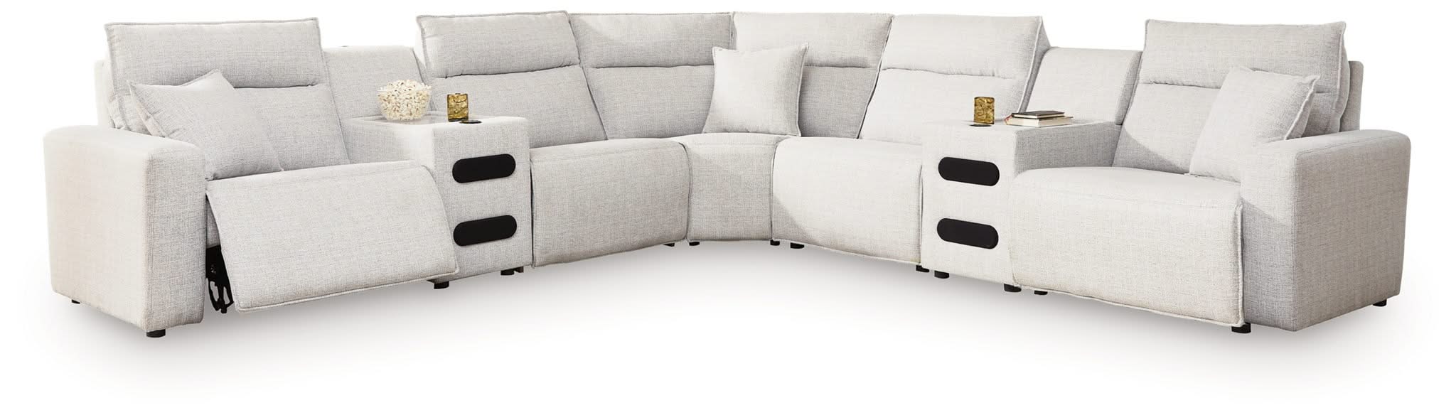 Modmax II - Reclining Sectional - Stone - Image 6