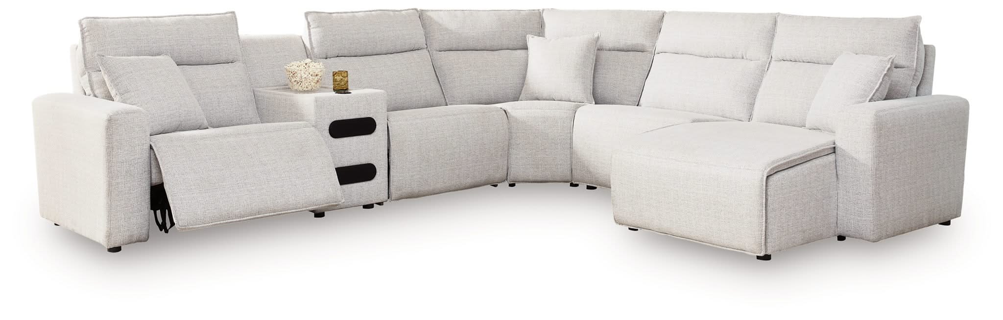 Modmax II - Reclining Sectional - Stone - Image 7
