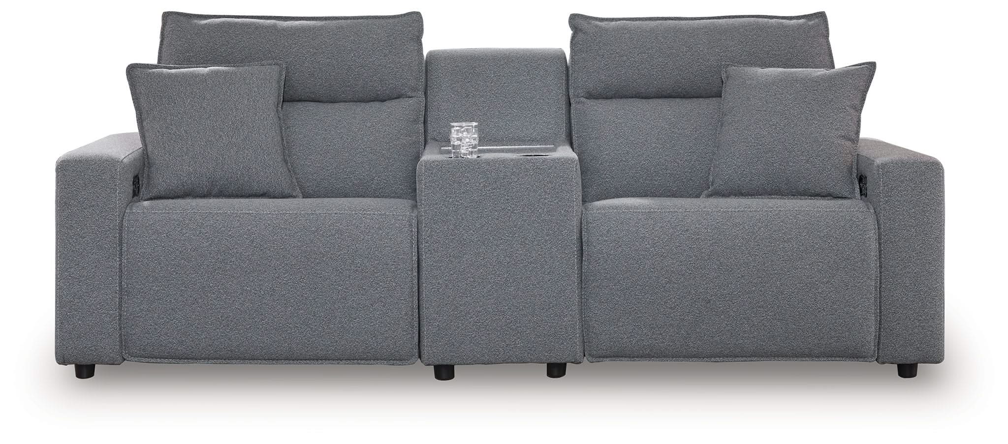 Modmax II - Reclining Sectional - Salt And Pepper - Image 13