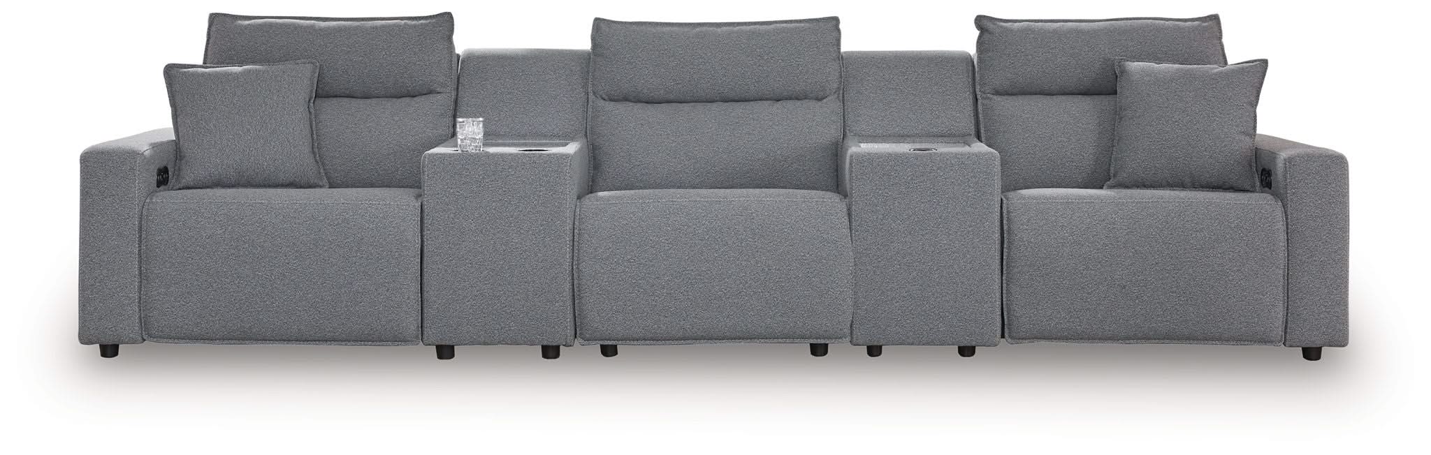 Modmax II - Reclining Sectional - Salt And Pepper - Image 33