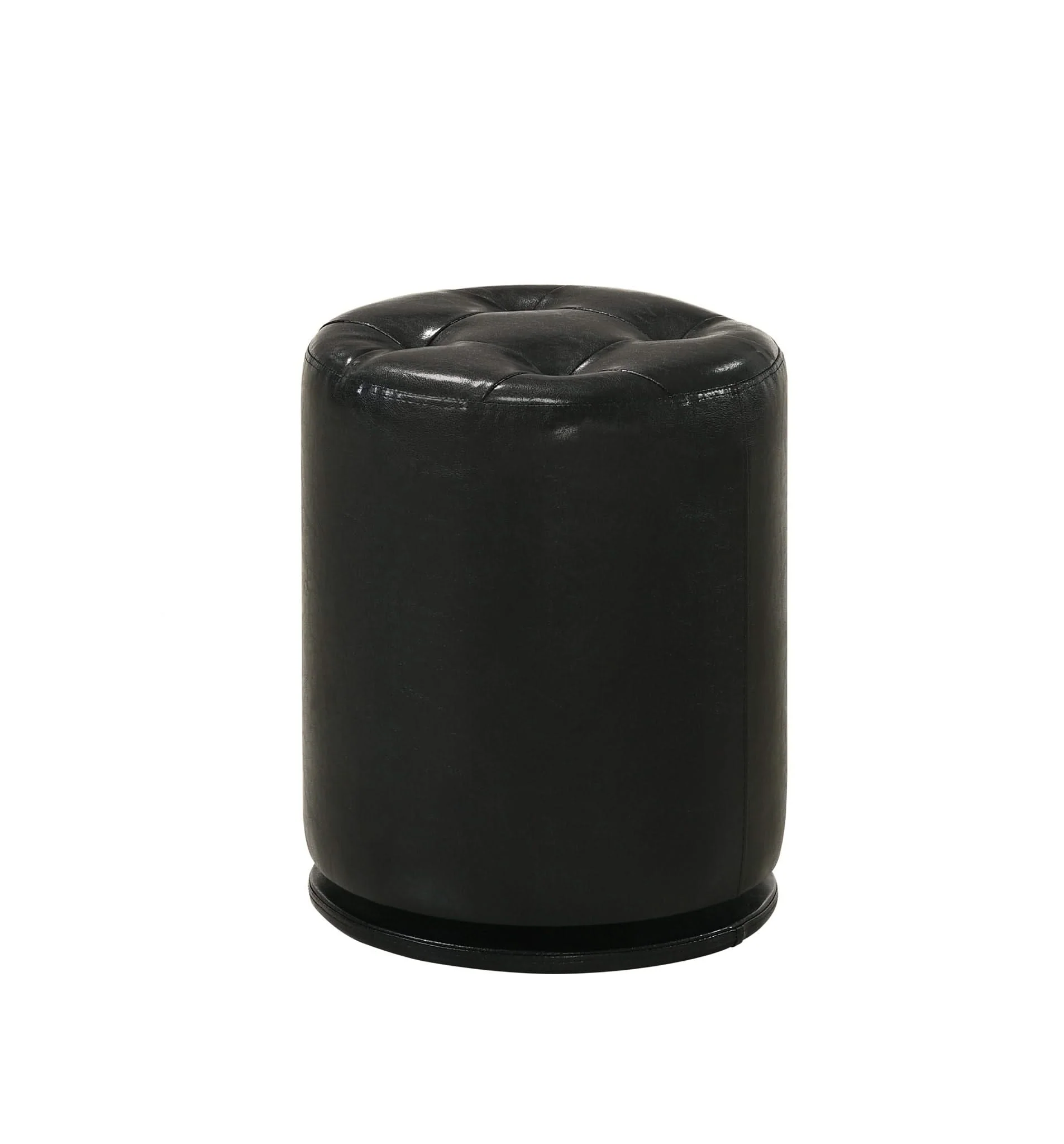 Morgan - Round Swivel Stool - Black