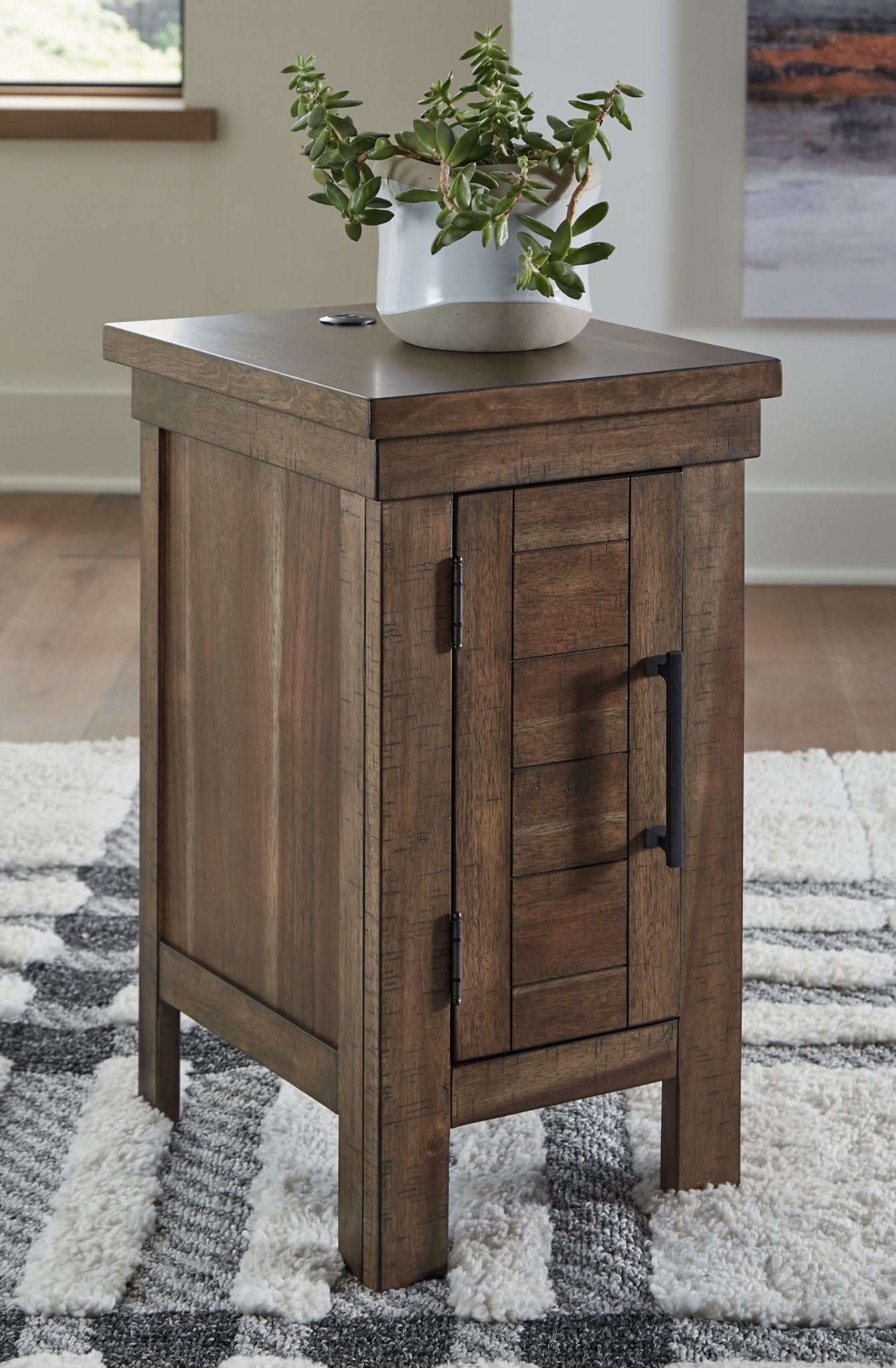 Moriville - Chair Side End Table - Grayish Brown - Image 3