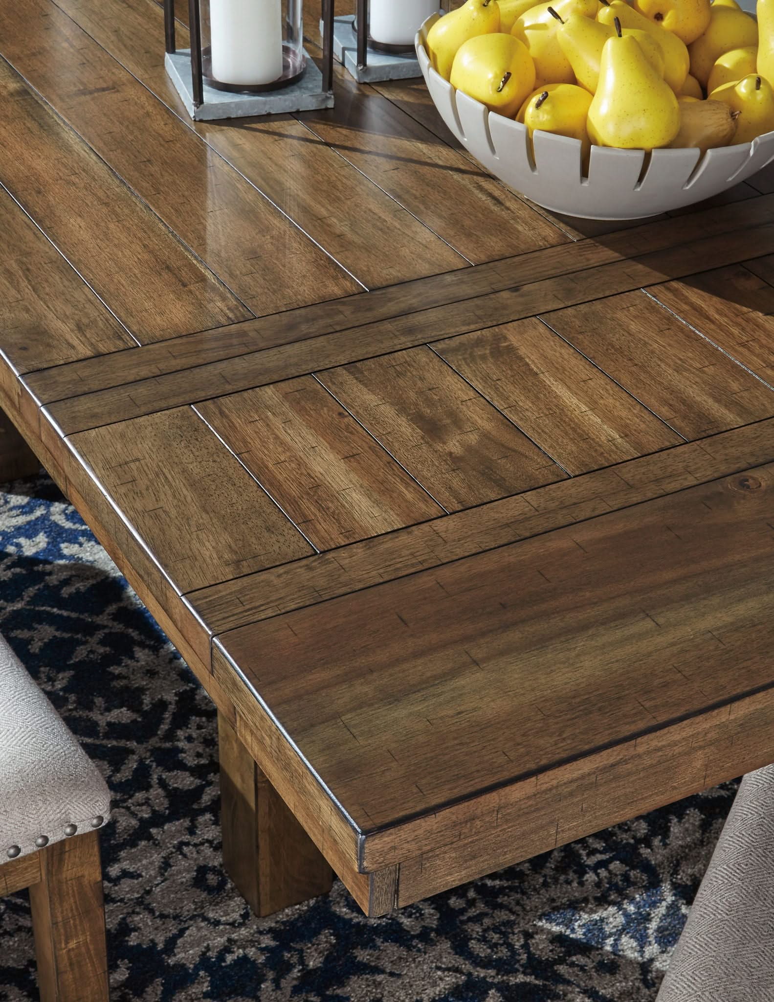 Moriville - Rectangular Dining Room Extension Table - Grayish Brown - Image 4