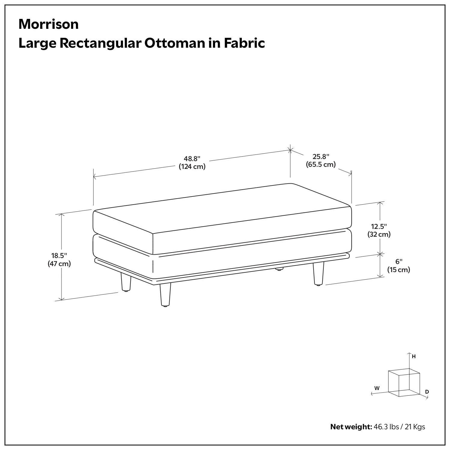 Morrison - Handcrafted Ottoman - Image 13
