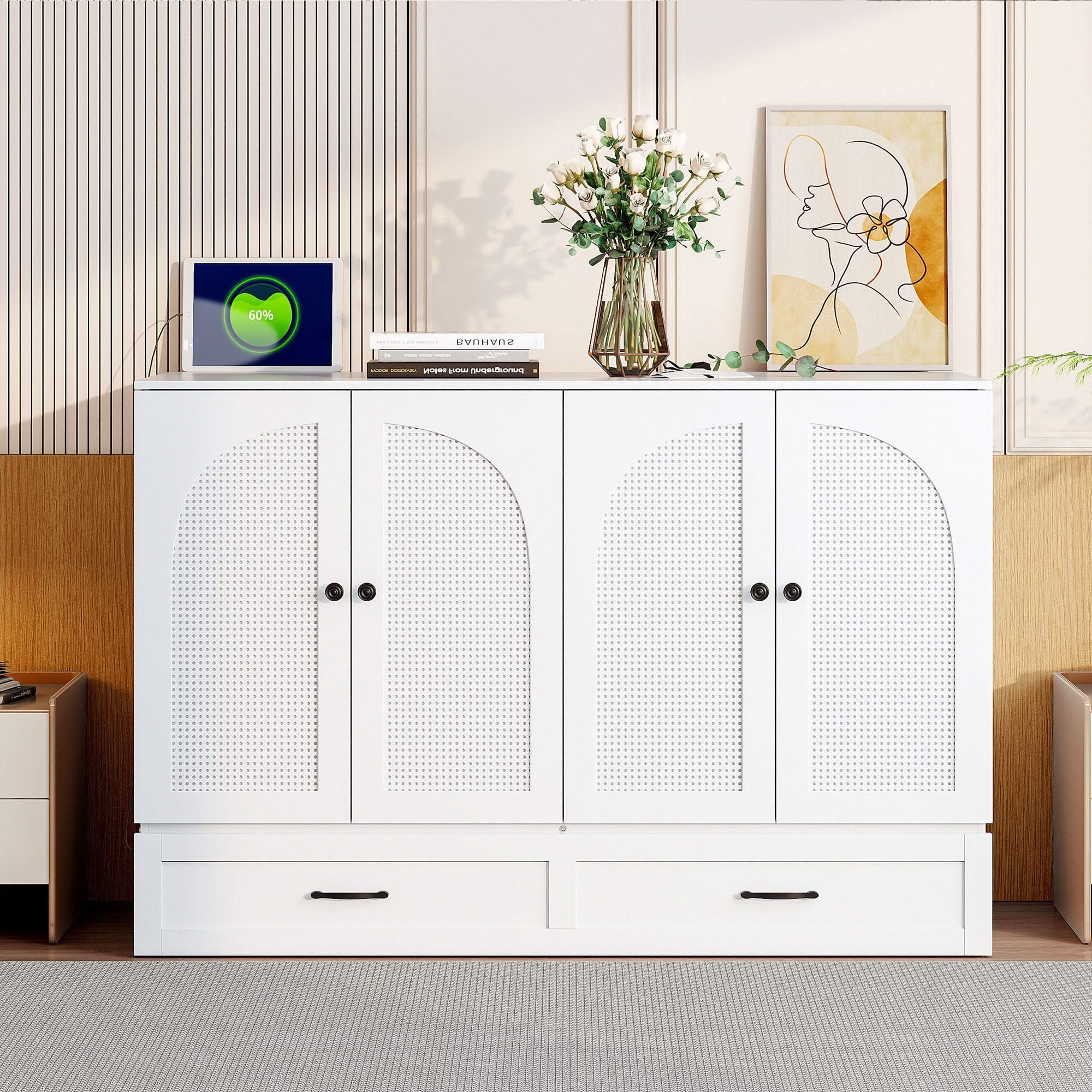 Murphy Bed With Large Drawers - Image 2