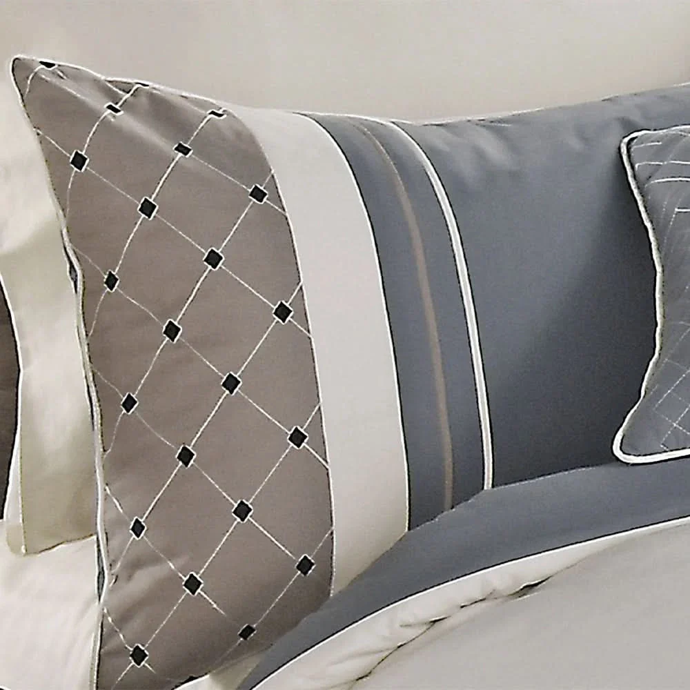 Buckley Queen or King 7PC Comforter Set with Decorative Pillows - Image 3