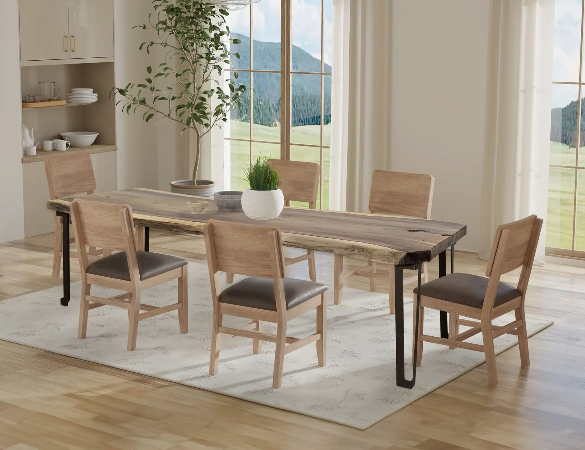Natural Parota - Chair (Set of 2) - Image 3