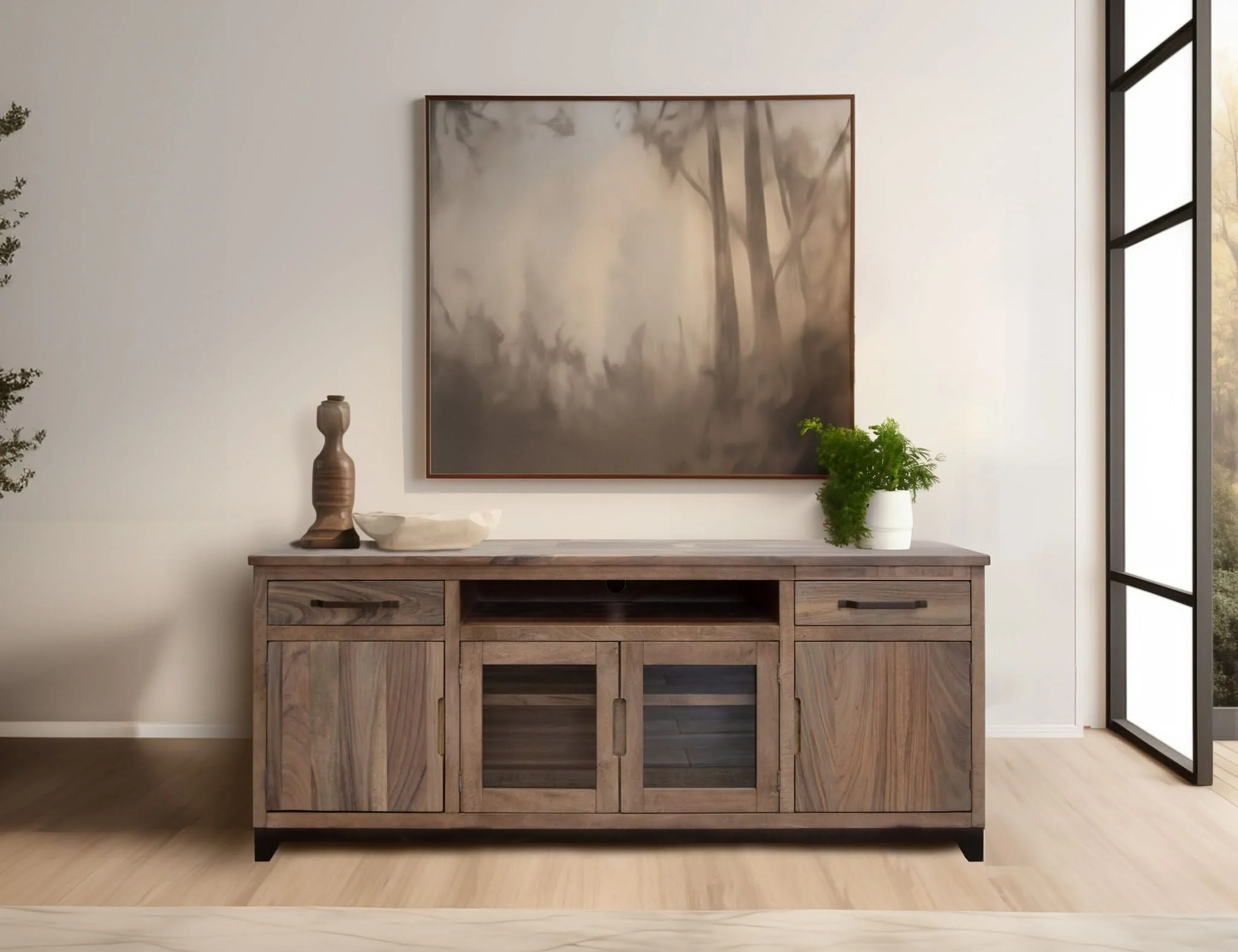 Natural Parota - TV Stand - Image 3