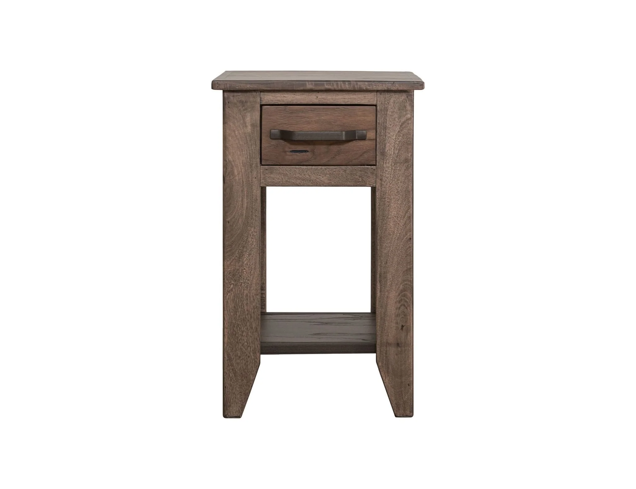 Natural Teca - Chairside Table - Brown - Image 4