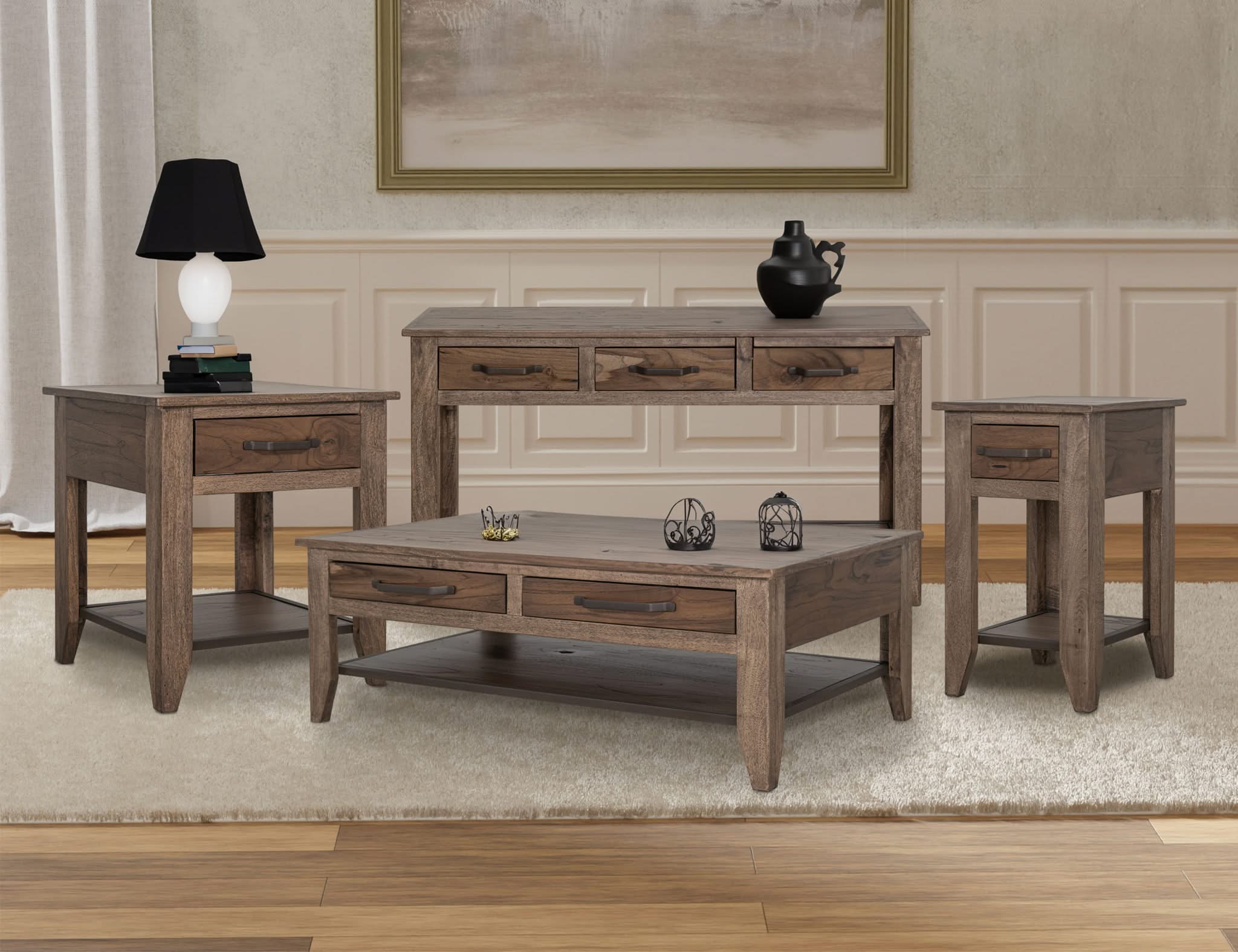 Natural Teca - Cocktail Table - Brown - Image 4