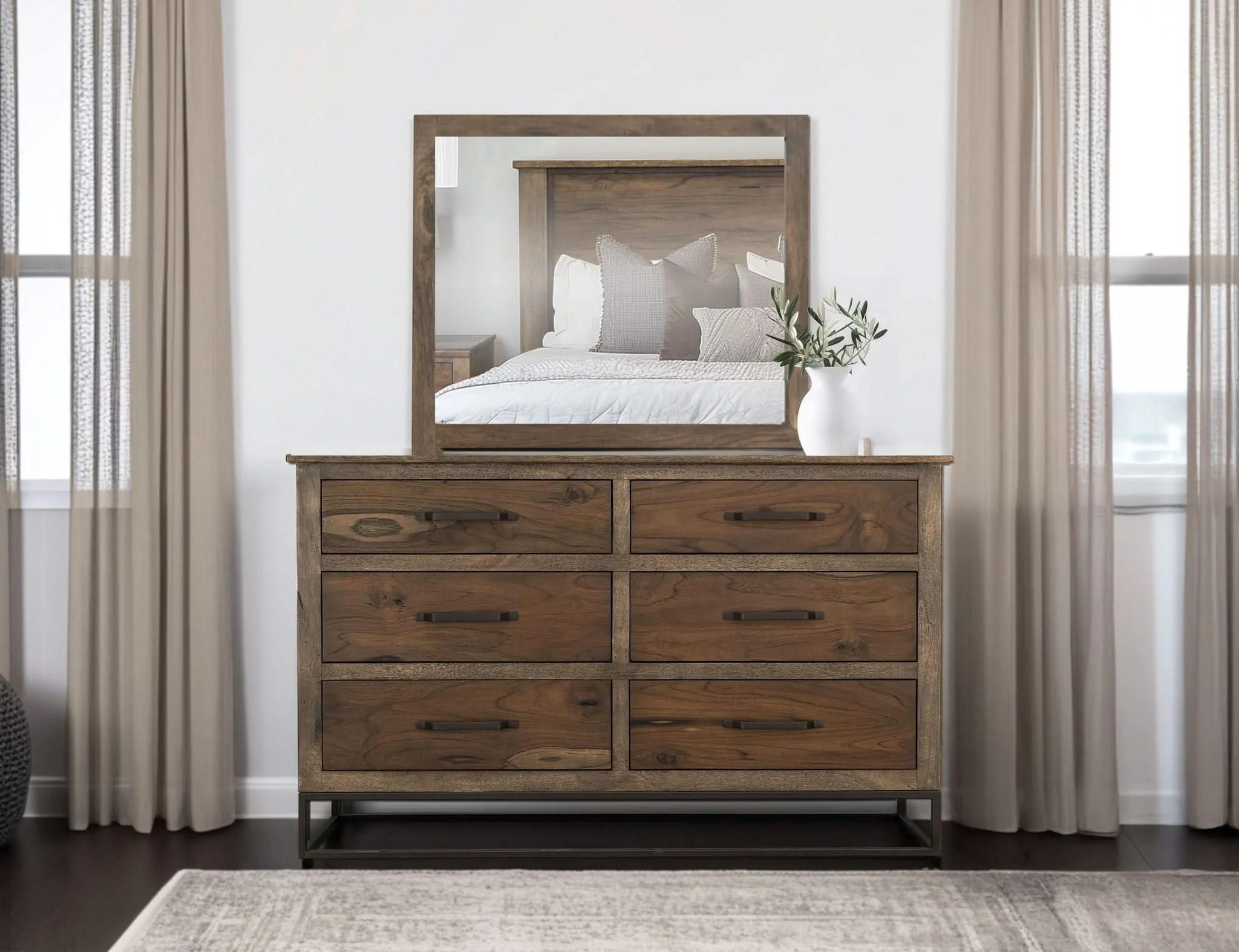 Natural Teca - Dresser - Brown - Image 3