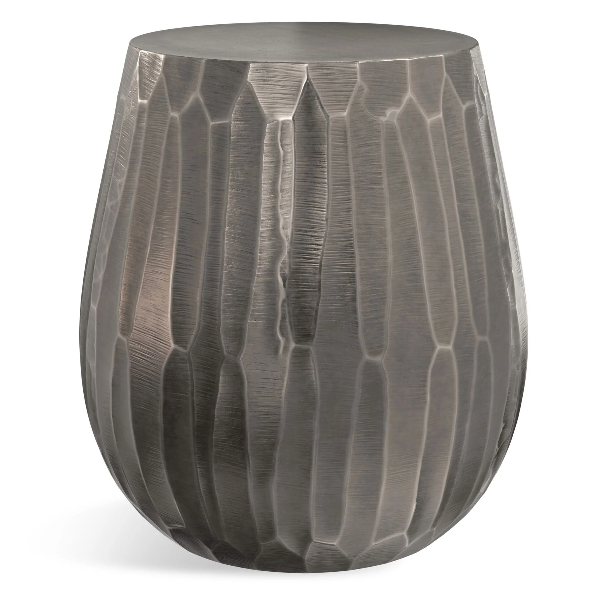 Nellie - Cast Aluminum Side Table - Black - Image 3