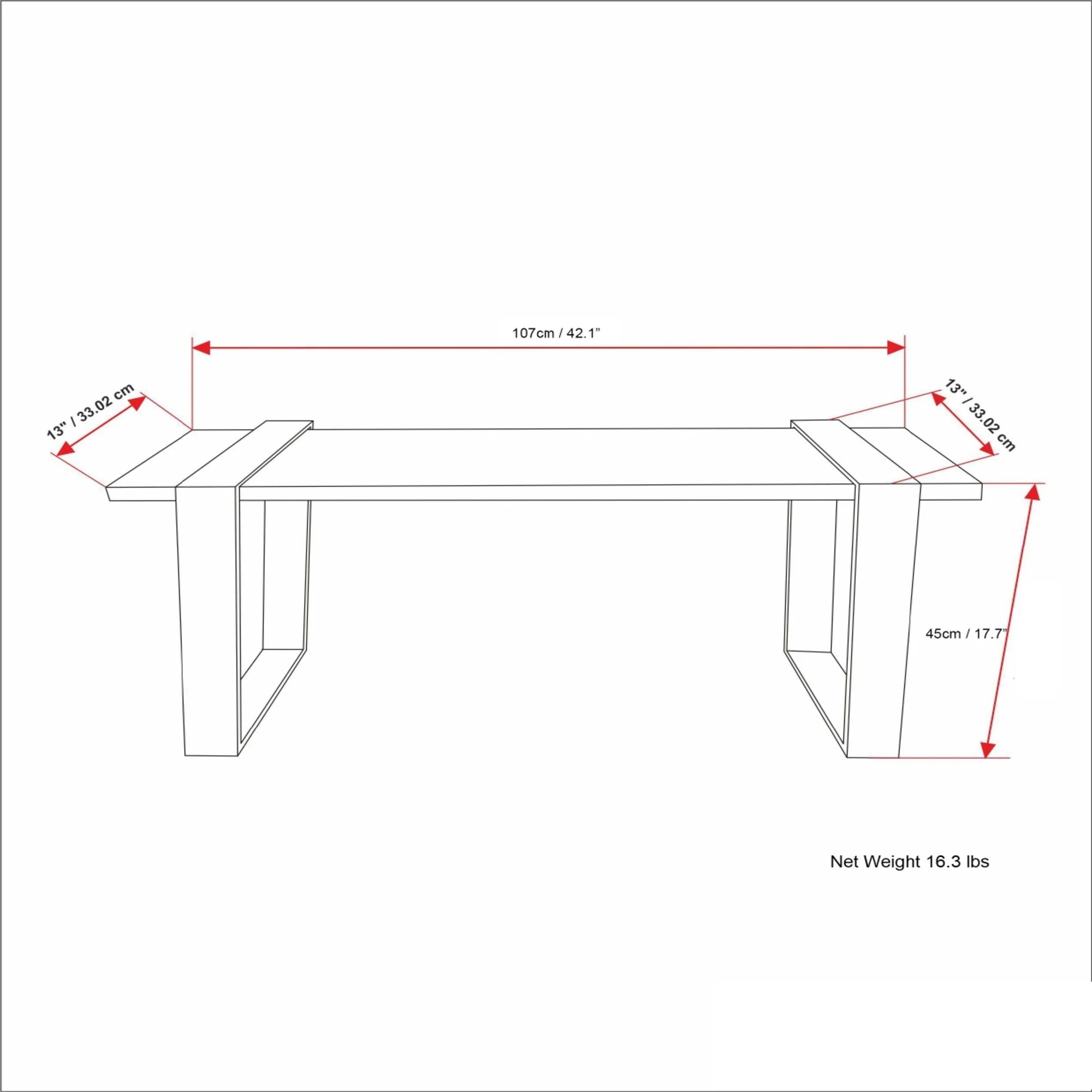 Nessa - Bench - Natural - Image 3