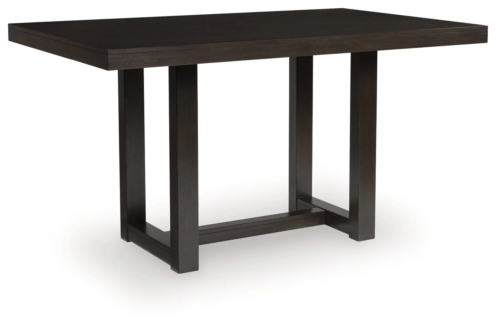 Neymorton - Rectangular Dining Room Counter Table - Dark Grayish Brown