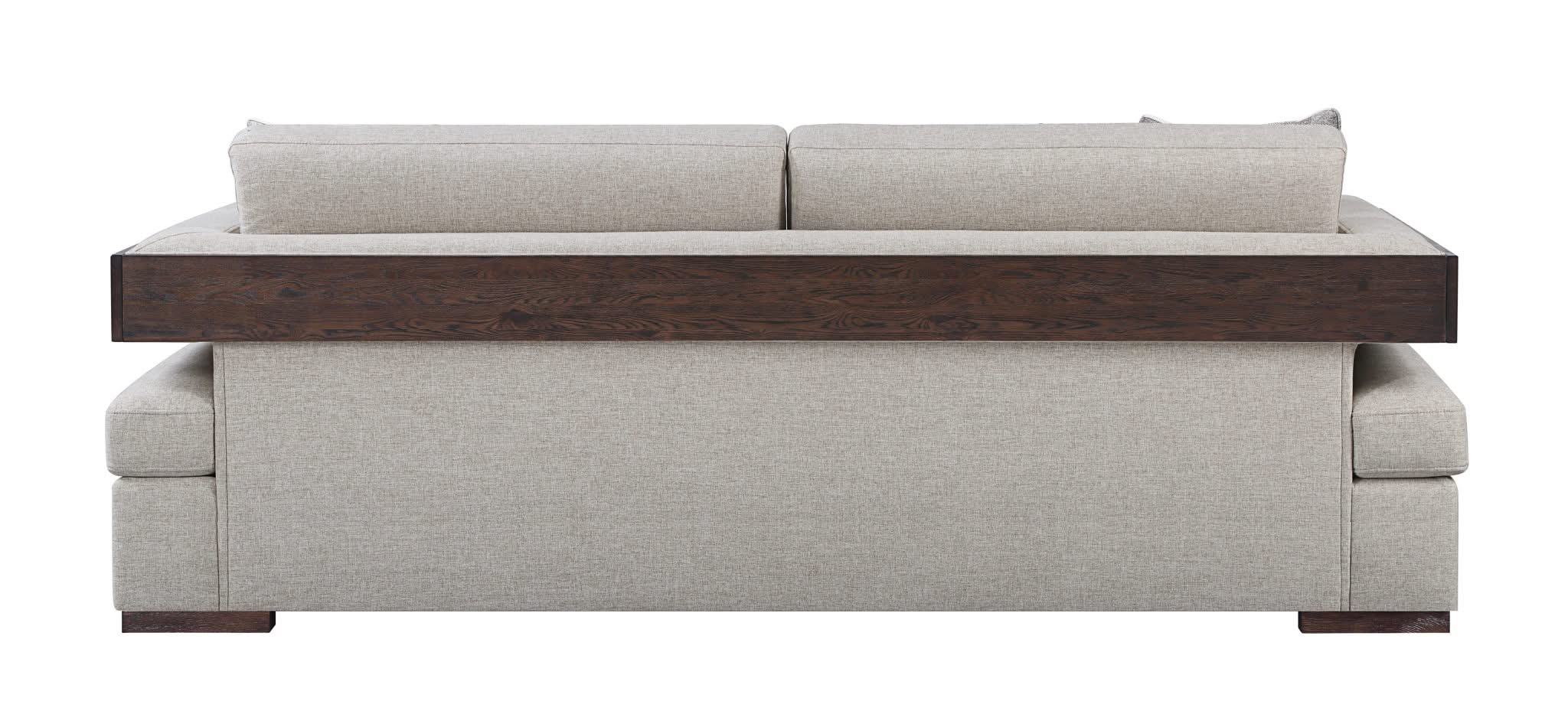 Niamey - Sofa With 4 Toss Pillows - Walnut - Image 3
