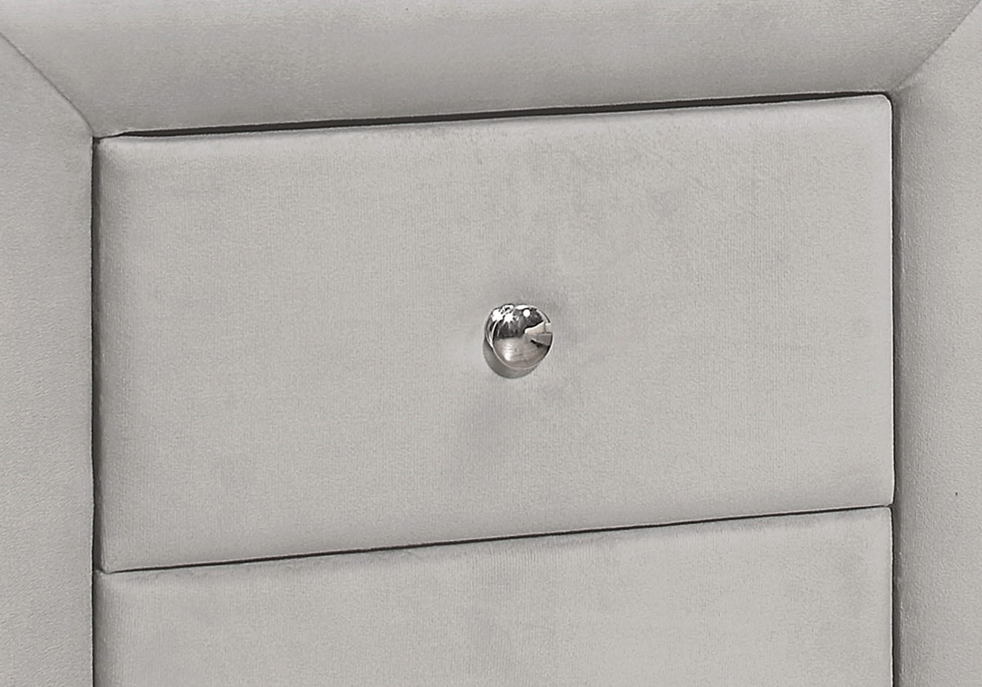 Nightstand, Storage Drawer Versatile Use, Upholstered, Transitional - Image 20