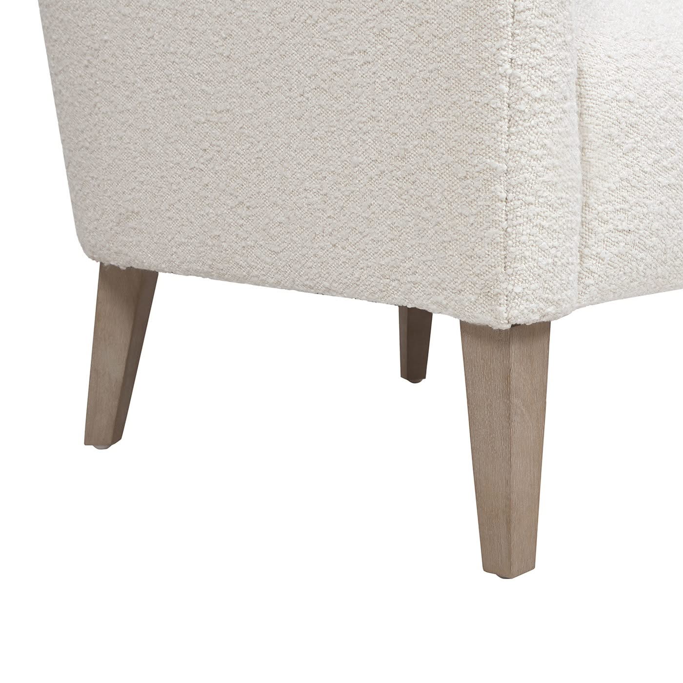 Nimbus - Curved Accent Chair - Ivory White - Image 2