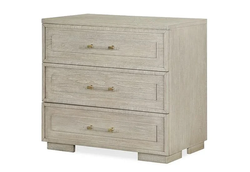 Noel Modern Light Oak Bedroom Set Includes Bed (LED Headboard, Footboard and Rails), Dresser and Mirror - Image 6