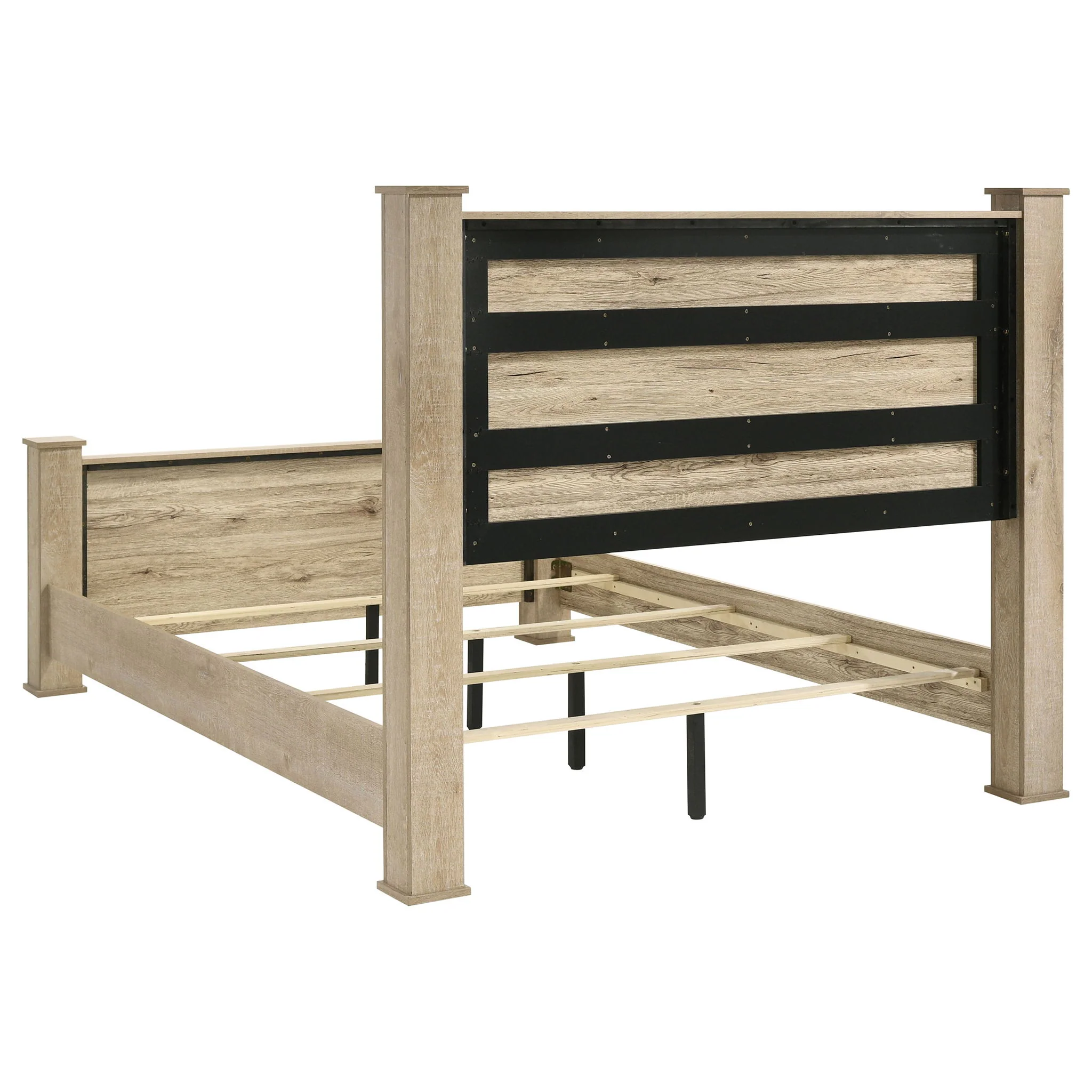 Oakglen 4-piece California King Bedroom Set Weathered Oak - Image 2