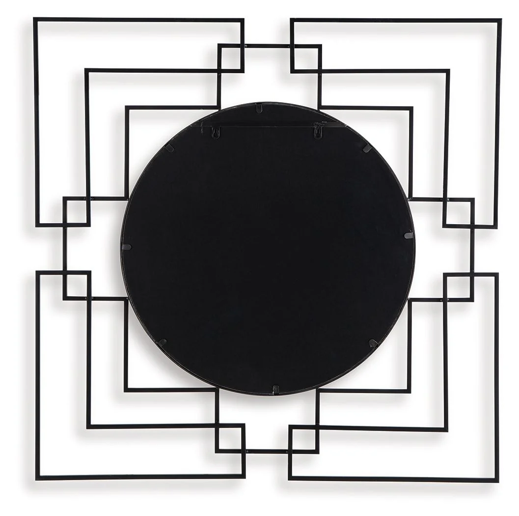 Oceanal - Accent Mirror - Black / Gold Finish - Image 4