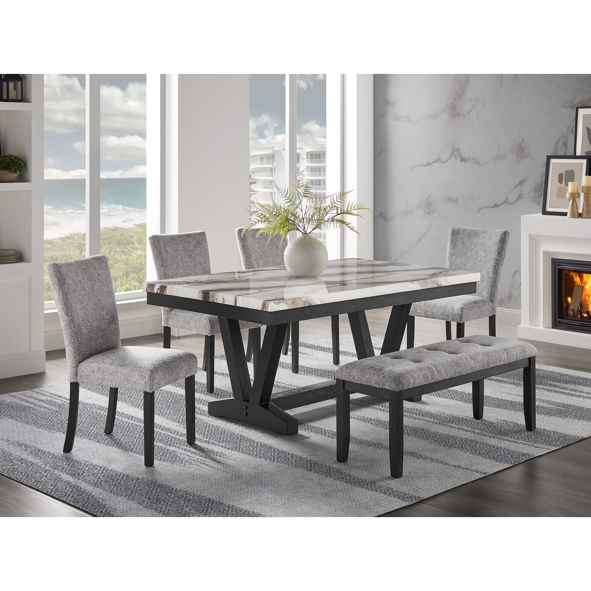 Oceanic - Dining Chair (Set of 2) - Gray - Image 4