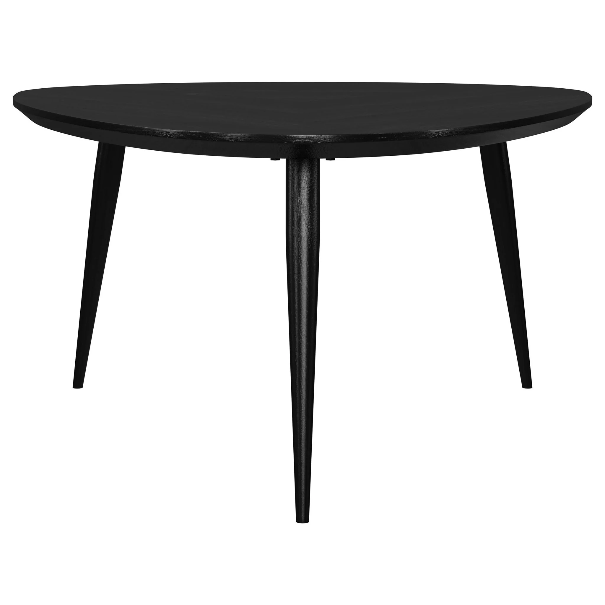 Odessa Triangular Solid Wood Coffee Table Black - Image 2