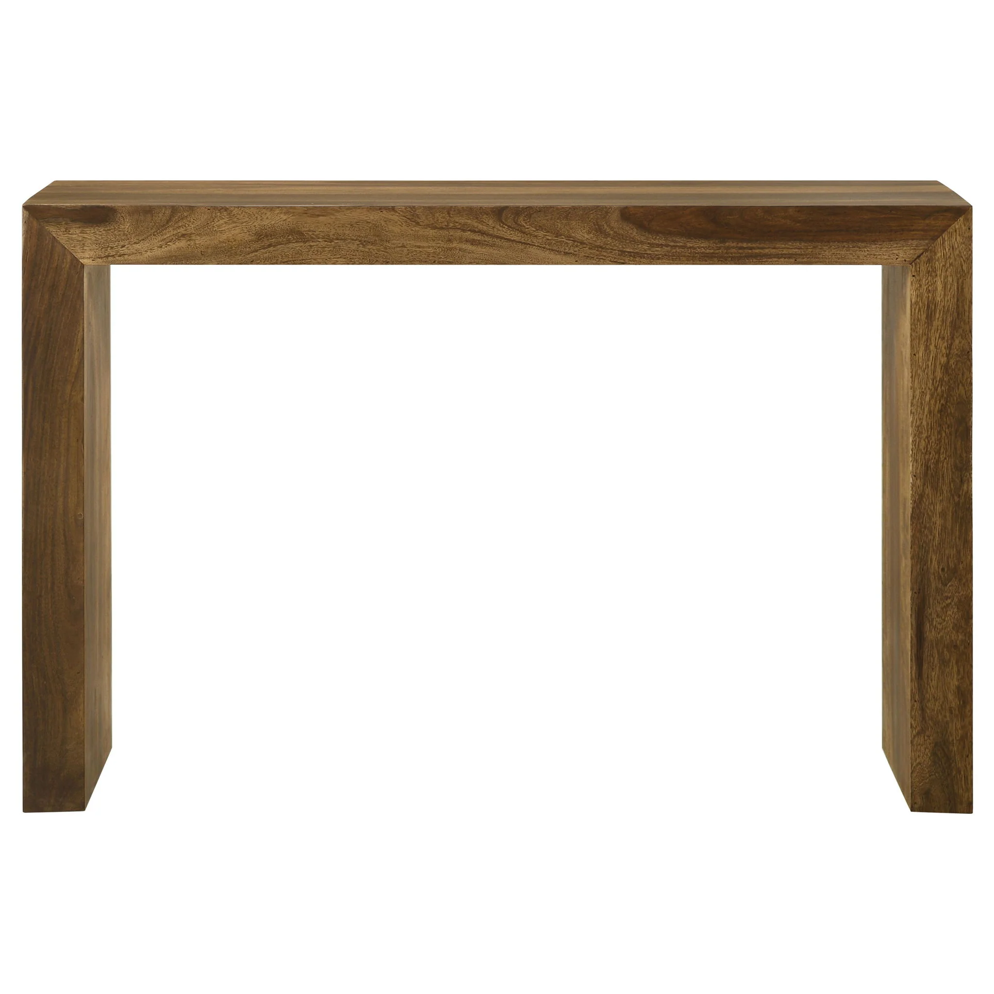 Odilia Rectangular Solid Wood Entryway Console Table Auburn - Image 4