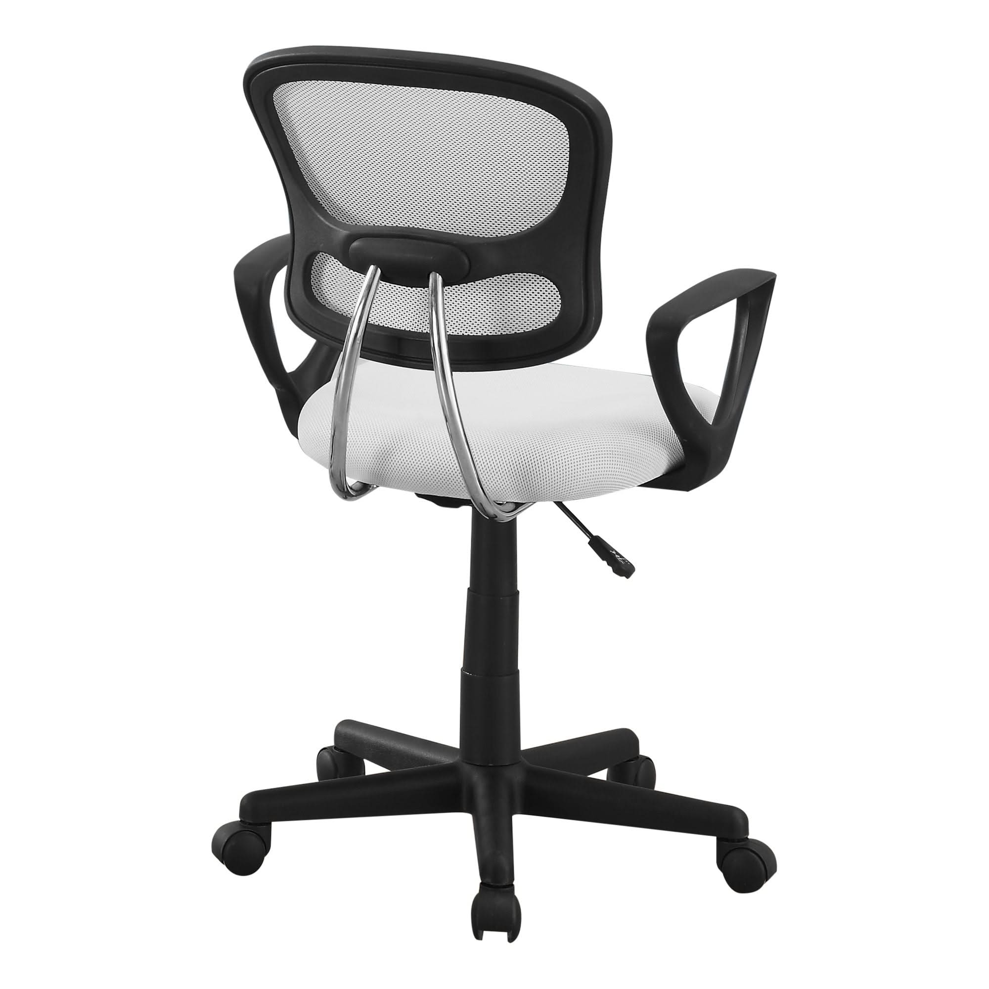 Office Chair, Adjustable Height, Swivel Ergonomic, Armrests, Contemporary - Image 5
